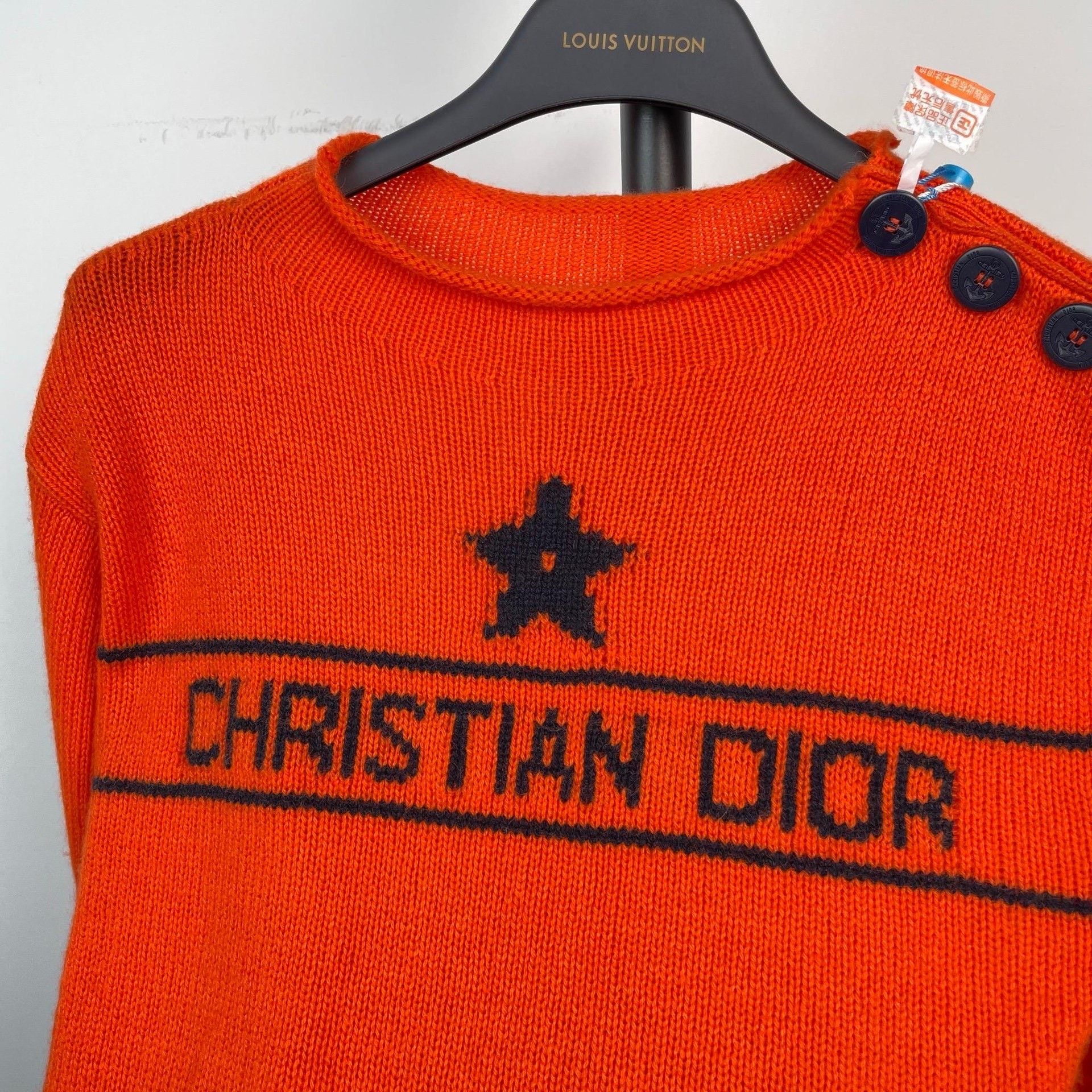 Dior Dior Knit Wool Red Sweater 34 Women Size XS / US 0-2 / IT 36-38 - 3 Thumbnail