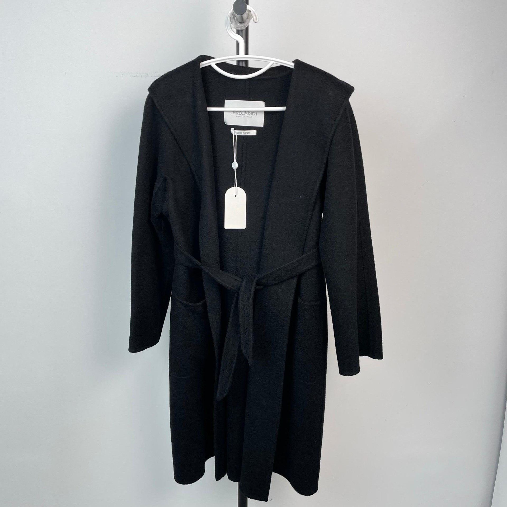 Max Mara Max Mara Black Coat 34 Women Size XS / US 0-2 / IT 36-38 - 9 Thumbnail