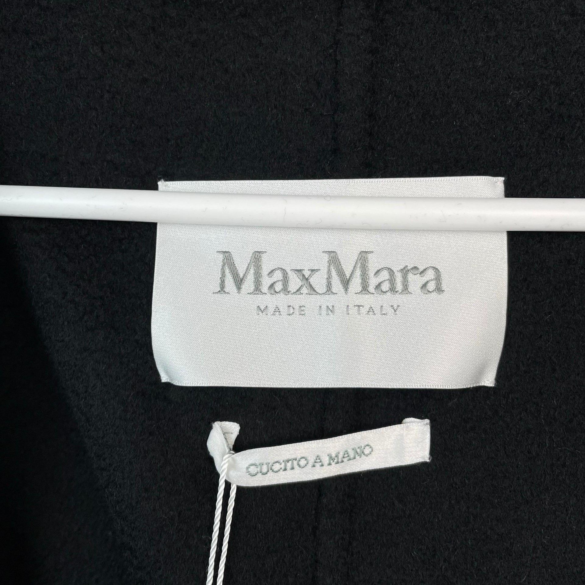 Max Mara Max Mara Black Coat 34 Women Size XS / US 0-2 / IT 36-38 - 5 Thumbnail