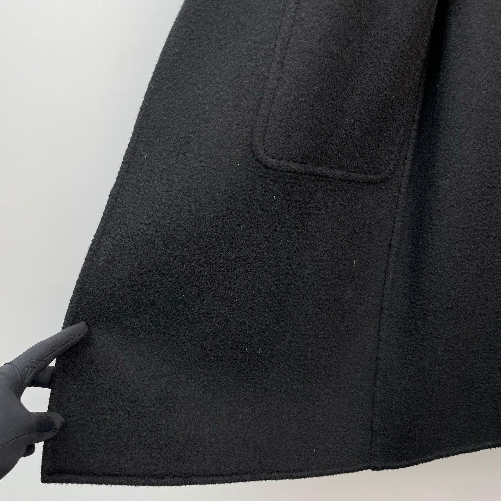 Max Mara Max Mara Black Coat 34 Women Size XS / US 0-2 / IT 36-38 - 4 Thumbnail