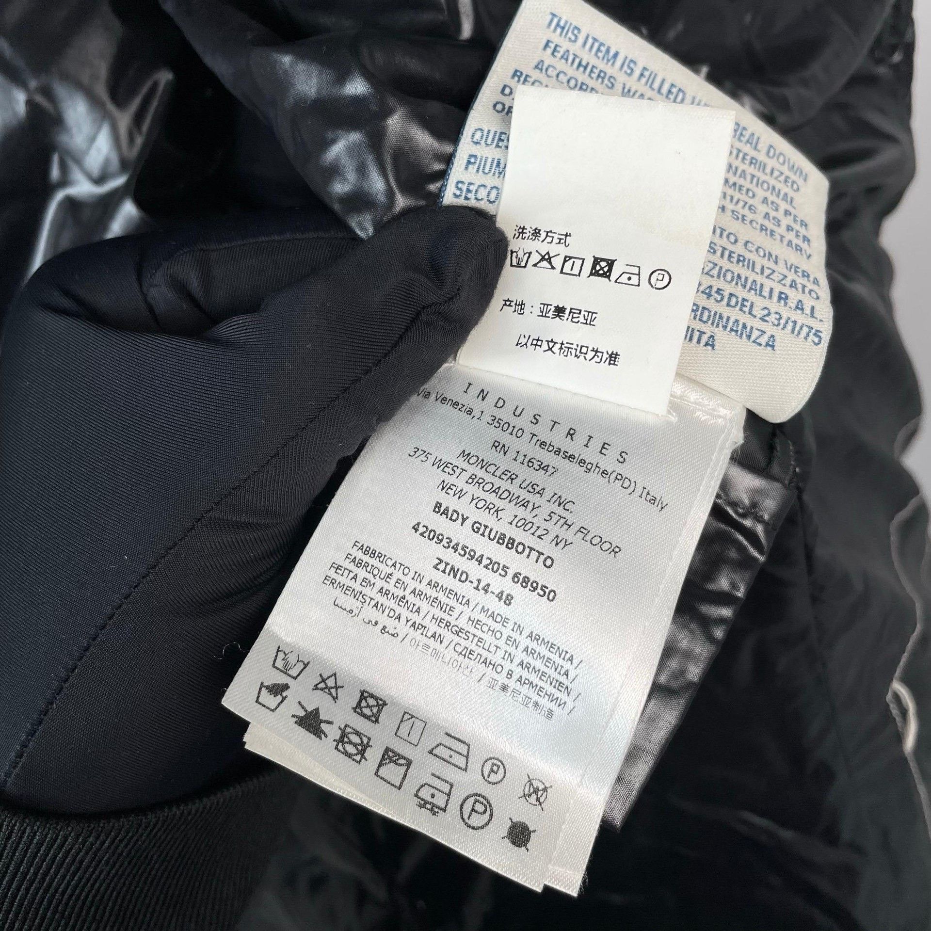 Moncler Moncler Down Black Down Jacket M Women Size M / US 6-8 / IT 42-44 - 8 Thumbnail