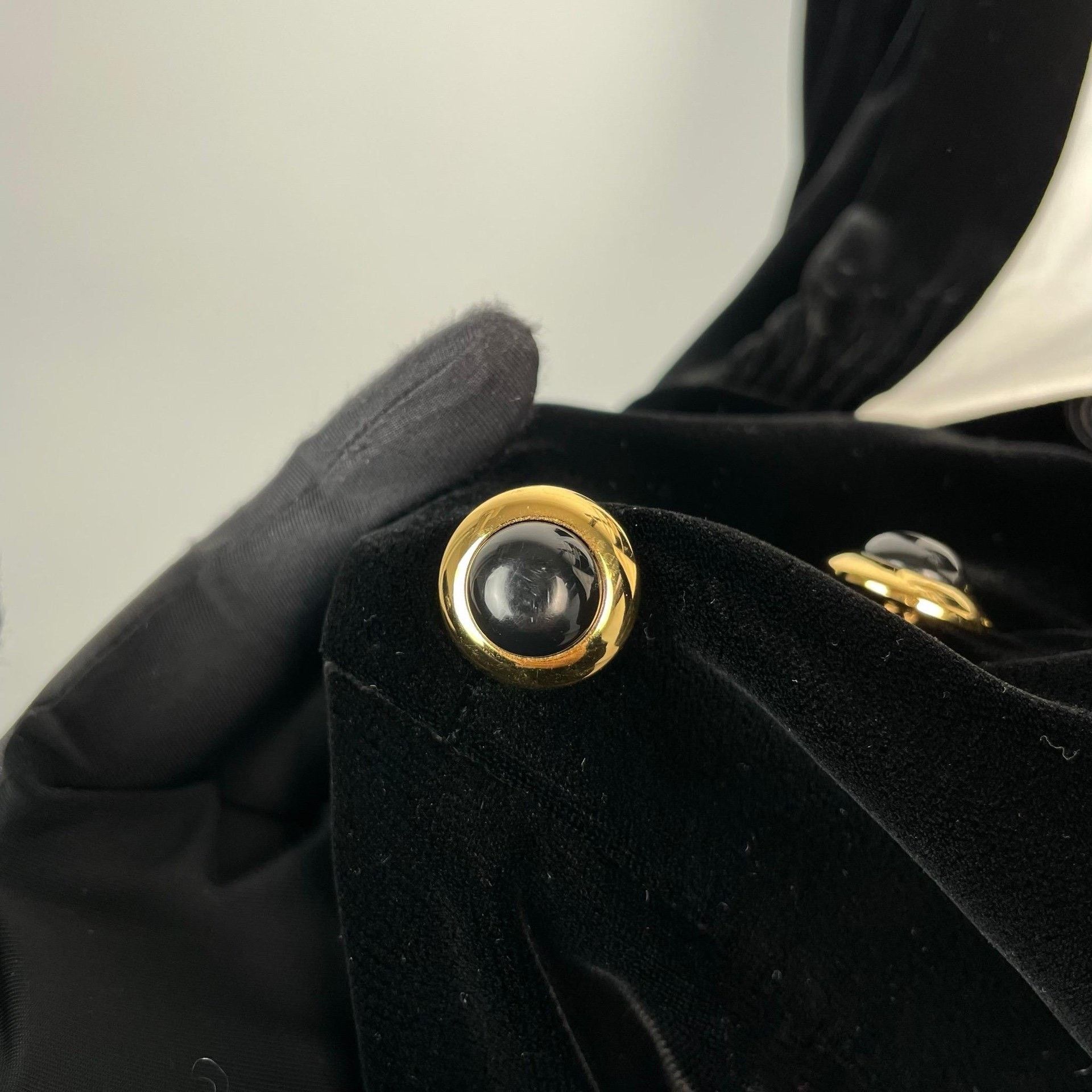 Miu Miu Miu Miu Velvet Black Dress 40 Women Size M / US 6-8 / IT 42-44 - 7 Thumbnail