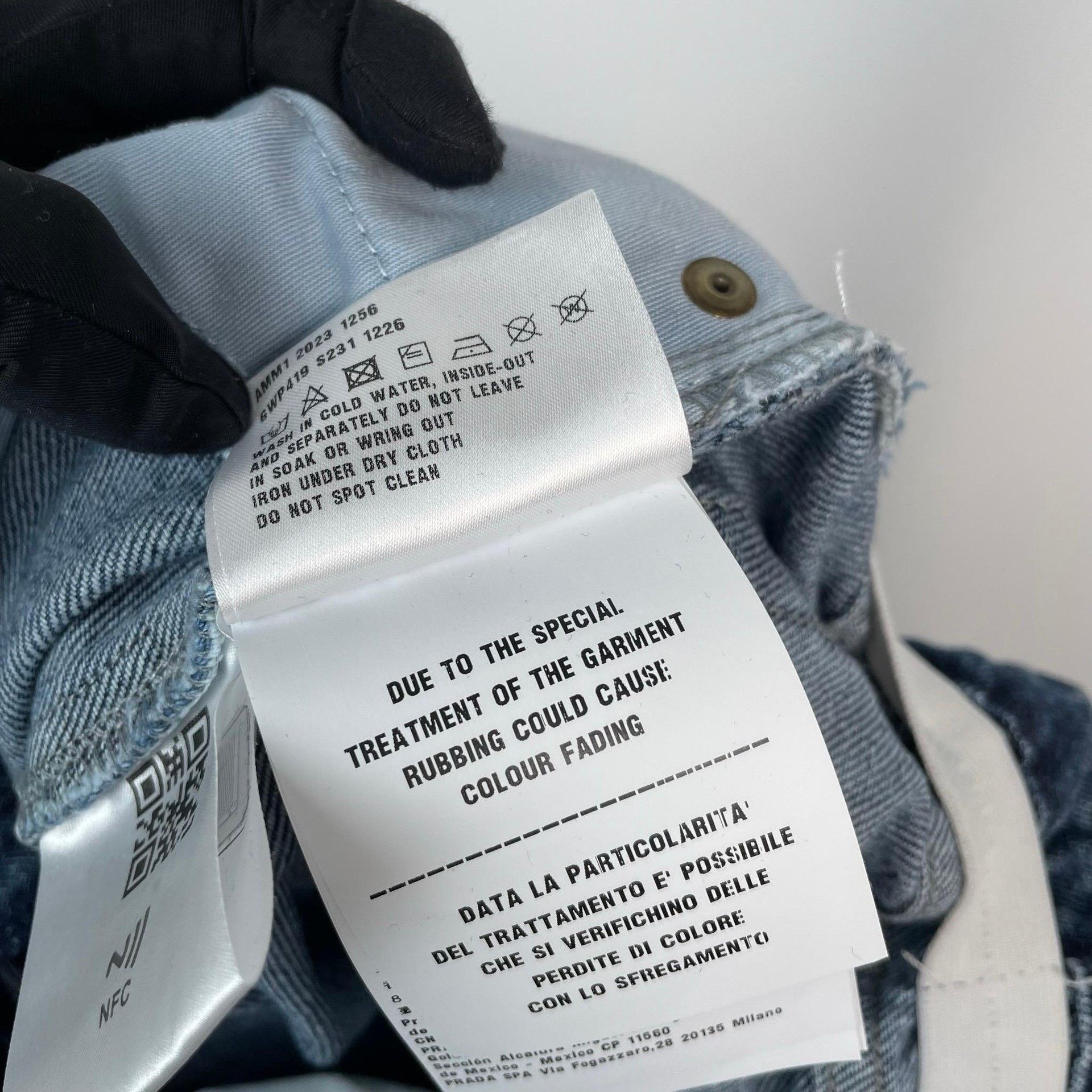 Miu Miu Miu Miu Blue Jeans S Women Size 26" / US 2 / IT 38 - 9 Thumbnail
