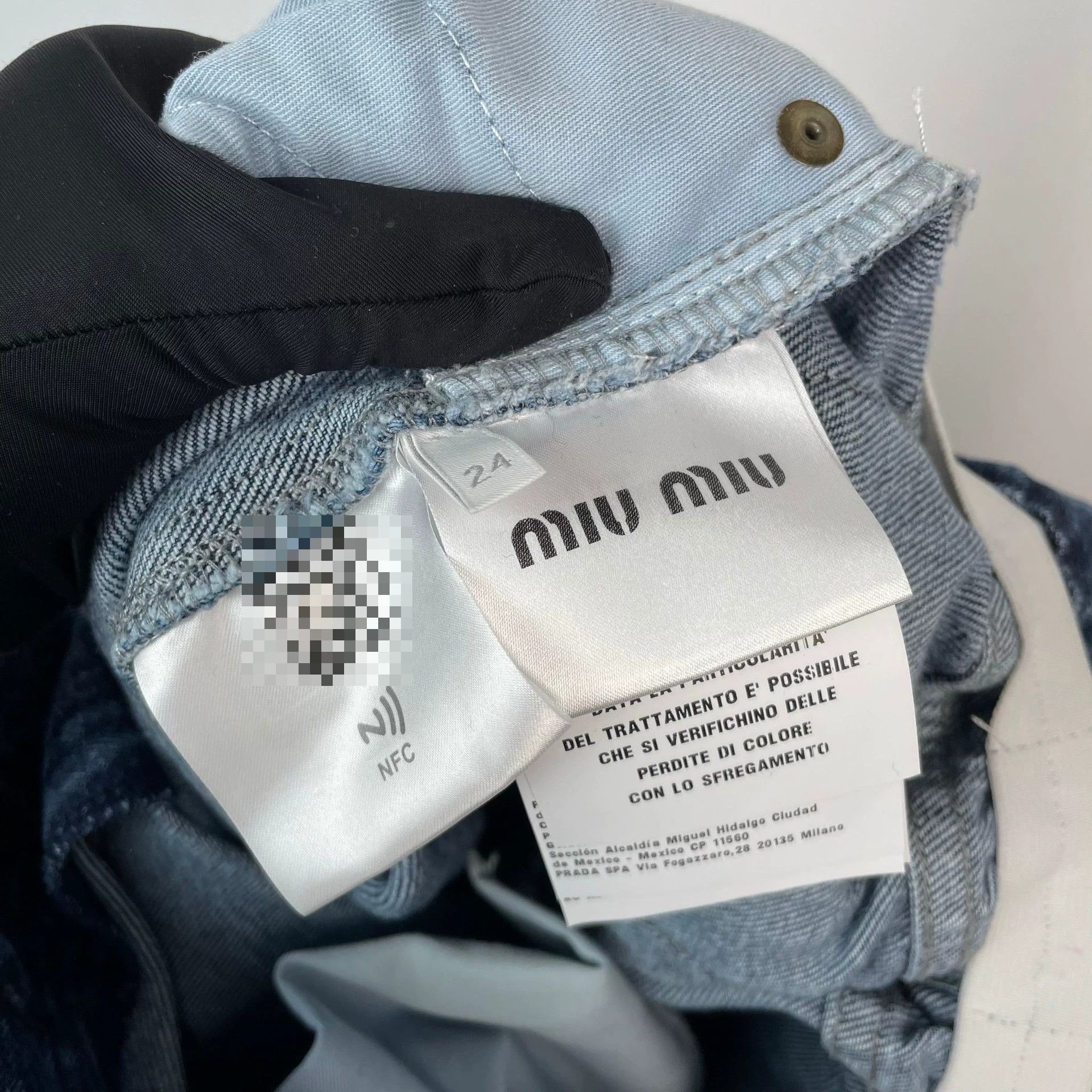 Miu Miu Miu Miu Blue Jeans S Women Size 26" / US 2 / IT 38 - 7 Thumbnail