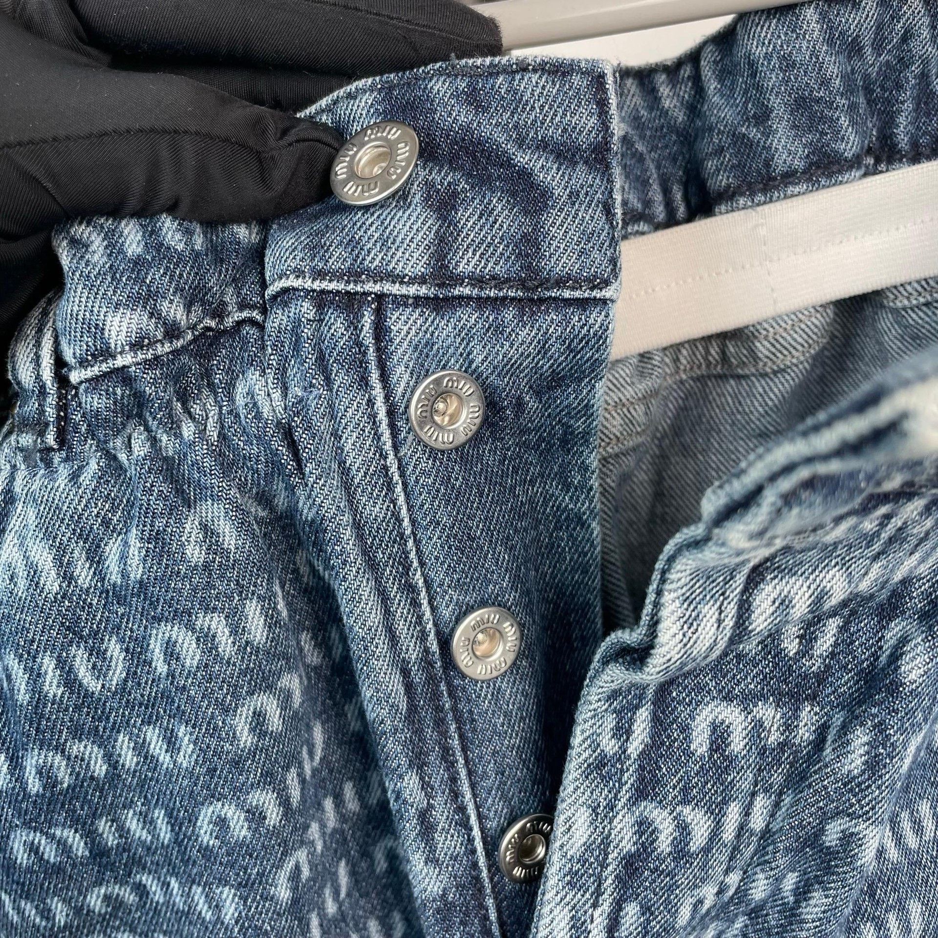 Miu Miu Miu Miu Blue Jeans S Women Size 26" / US 2 / IT 38 - 5 Thumbnail