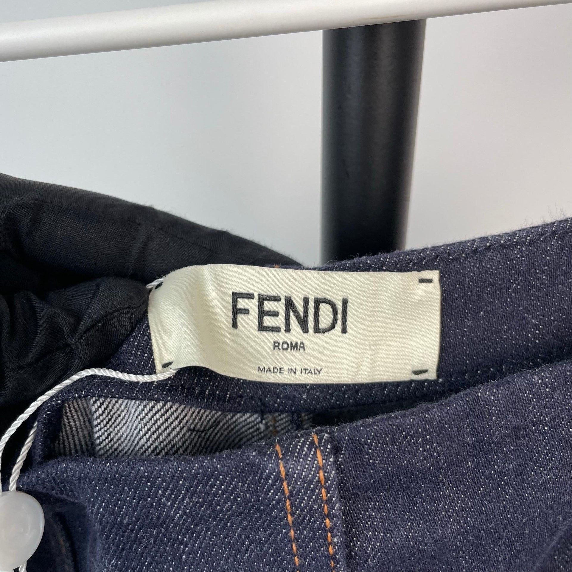 Fendi Fendi Embroidered Long Blue Skirt 36 Women Size 36" / US 14 / IT 50 - 4 Thumbnail