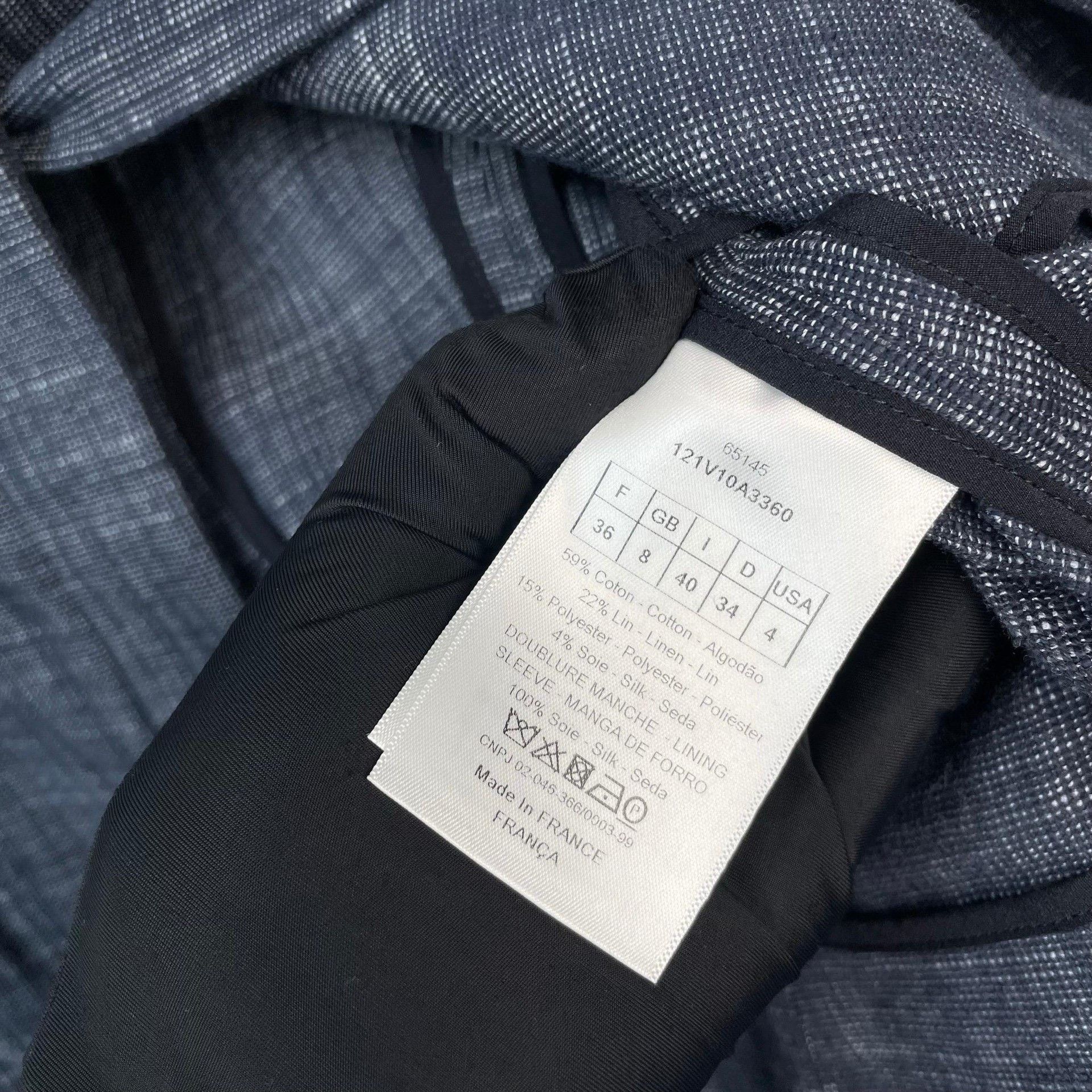 Dior Dior Cropped Cotton Blue Jacket 36 Women Size S / US 4 / IT 40 - 6 Thumbnail