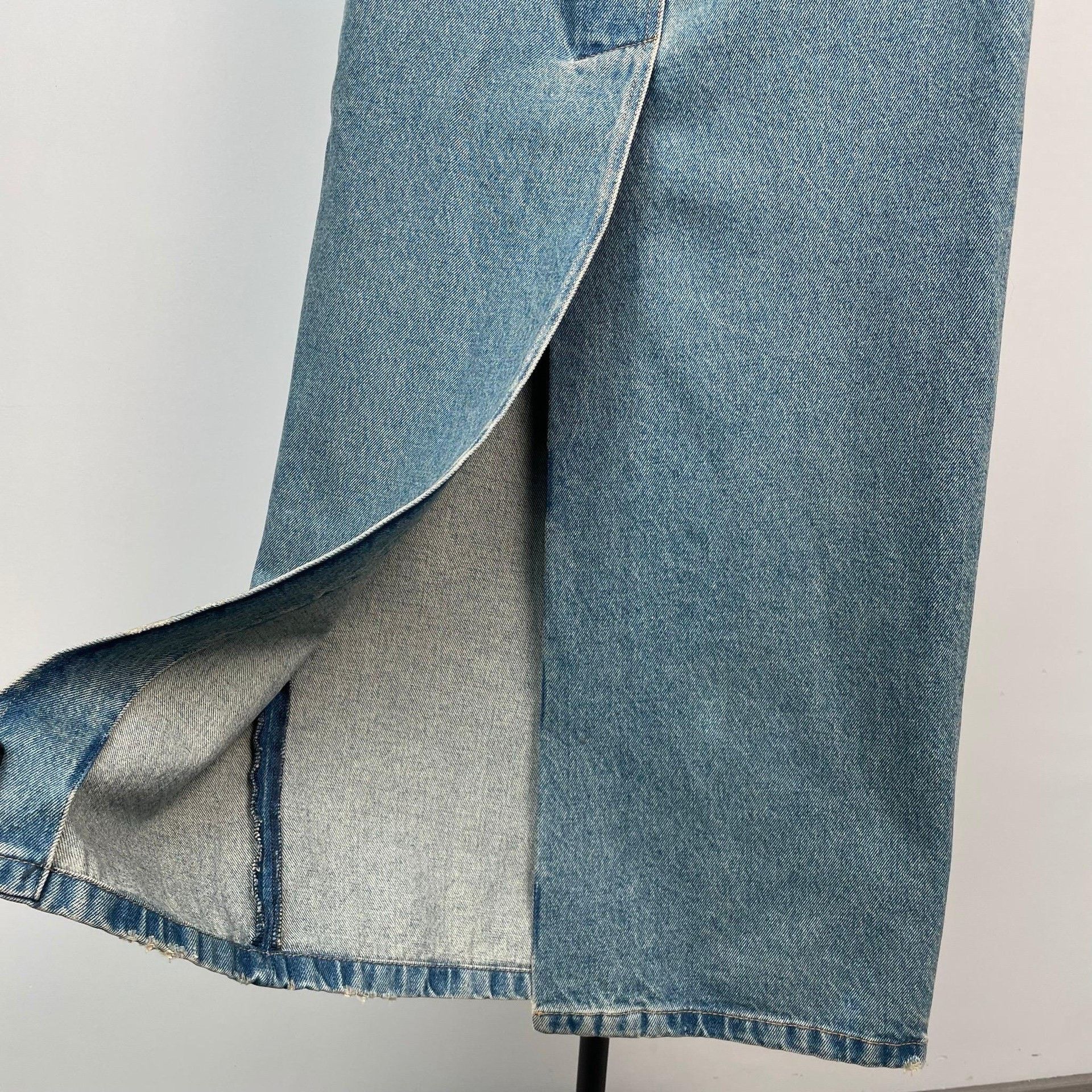 Prada Prada Cotton Blue Skirt S Women Size 26" / US 2 / IT 38 - 6 Thumbnail