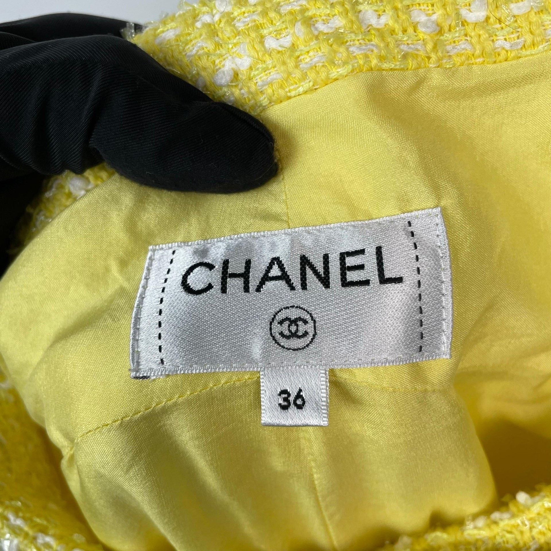 Chanel Chanel Yellow Pants S Women Size 26" / US 2 / IT 38 - 4 Thumbnail