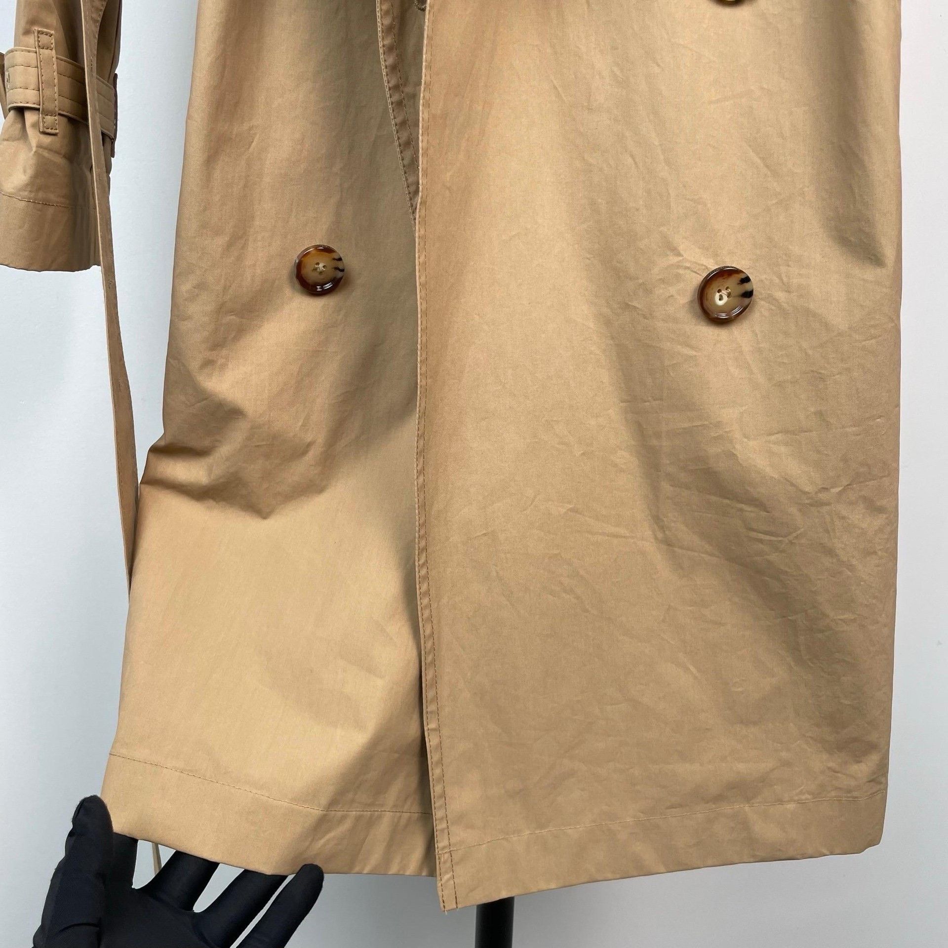 Burberry Burberry Beige Coat 38 Women Size S / US 4 / IT 40 - 3 Thumbnail