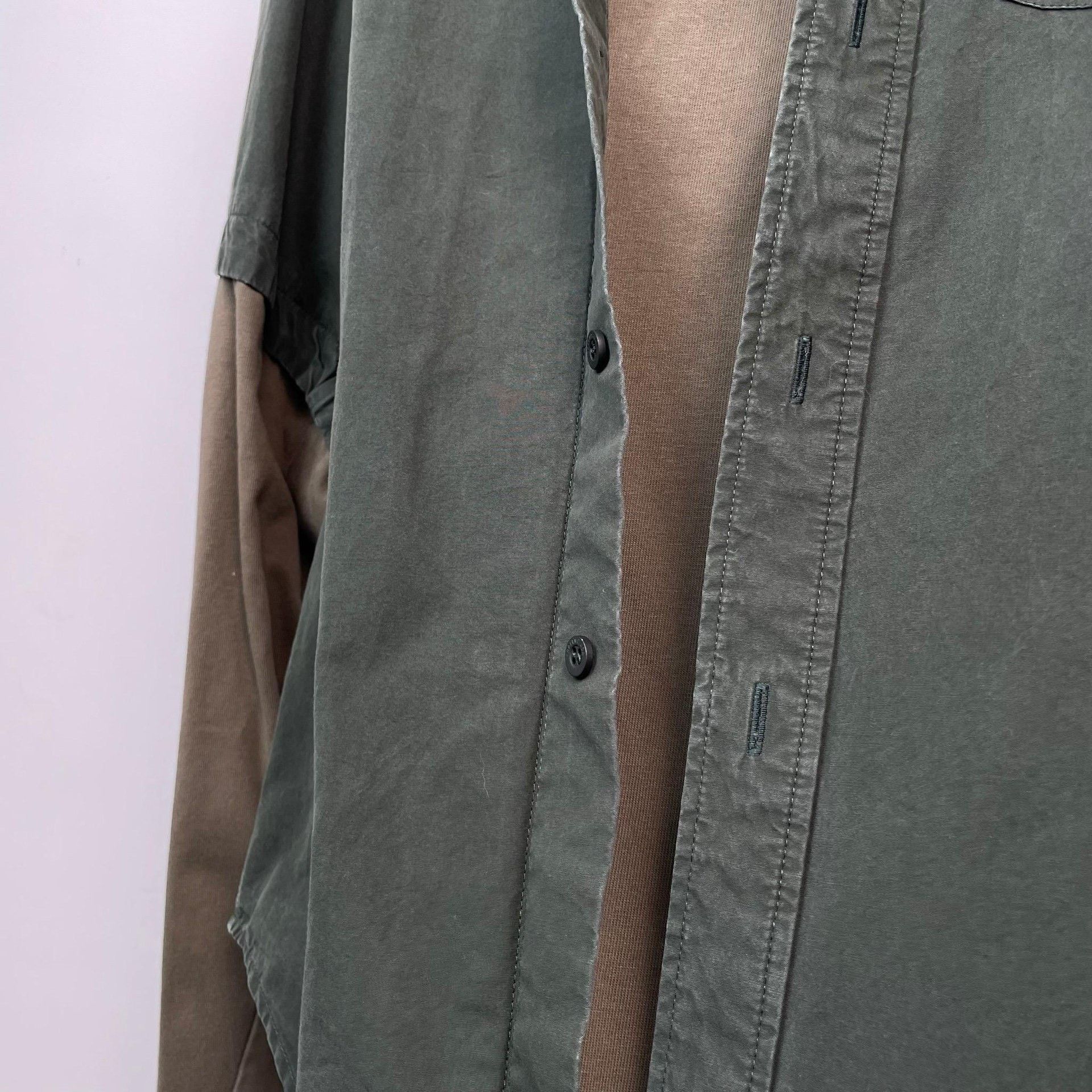Balenciaga Balenciaga Green Shirt 22 Men Size US XS / EU 42 / 0 - 3 Thumbnail