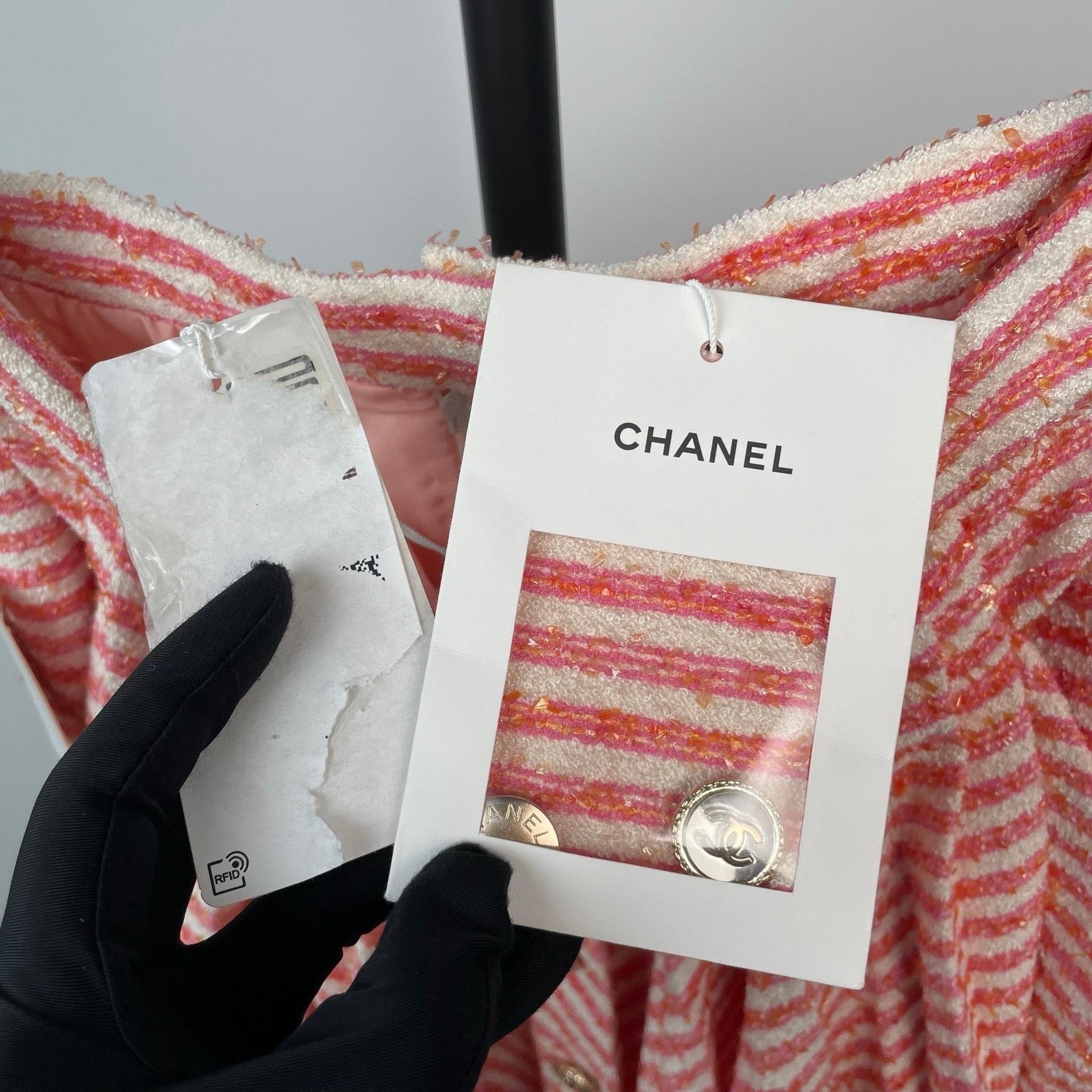 Chanel Chanel White Skirt S Women Size 26" / US 2 / IT 38 - 2 Thumbnail
