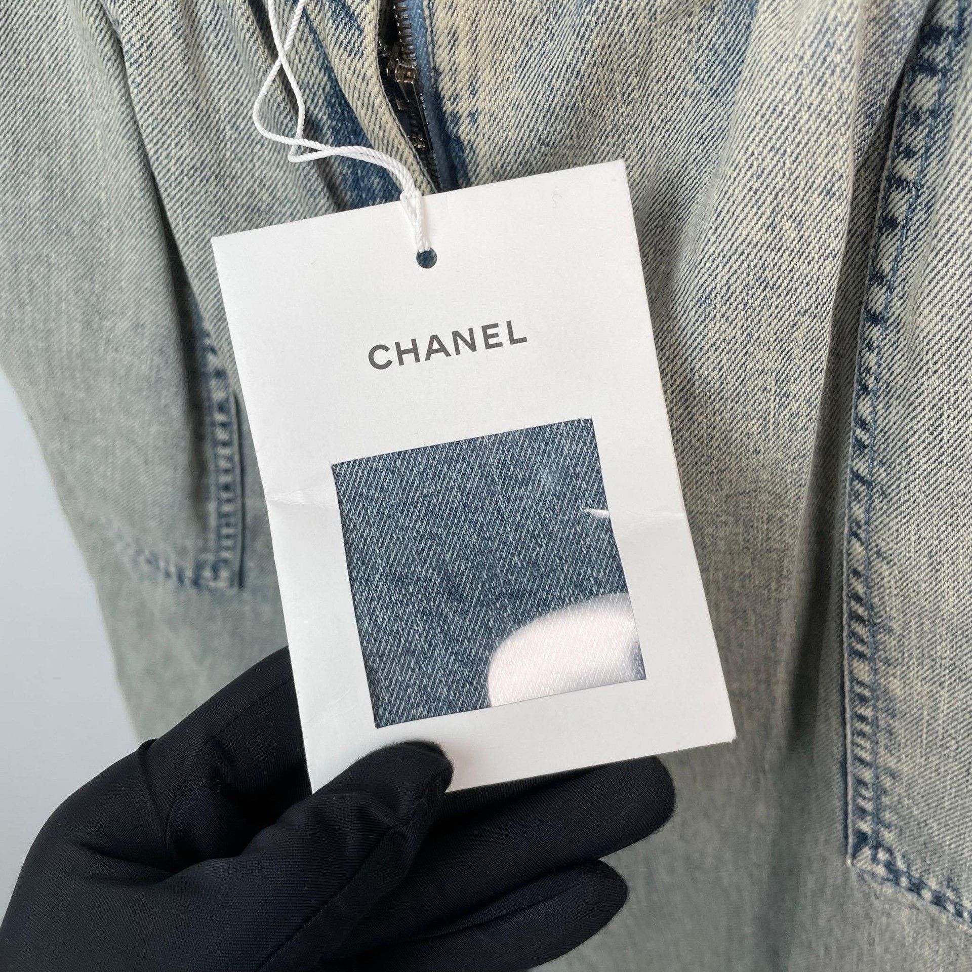 Chanel Chanel Blue Jeans 22 Women Size 22" - 4 Thumbnail