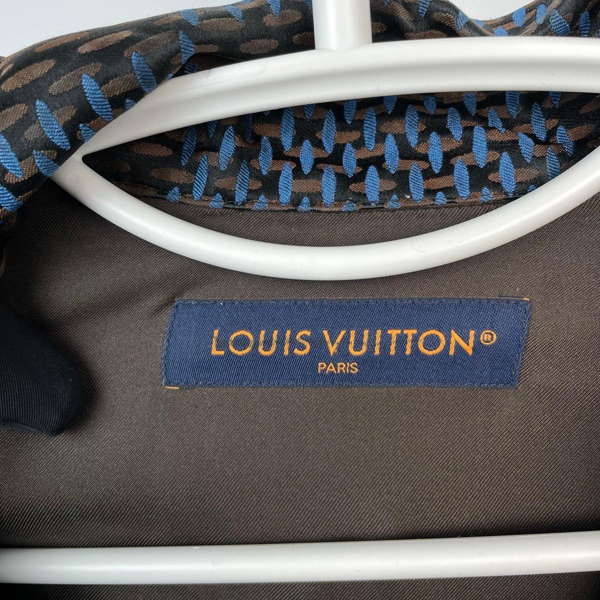 Louis Vuitton Louis Vuitton Blue Shirt XL Men Size US XL / EU 56 / 4 - 5 Thumbnail