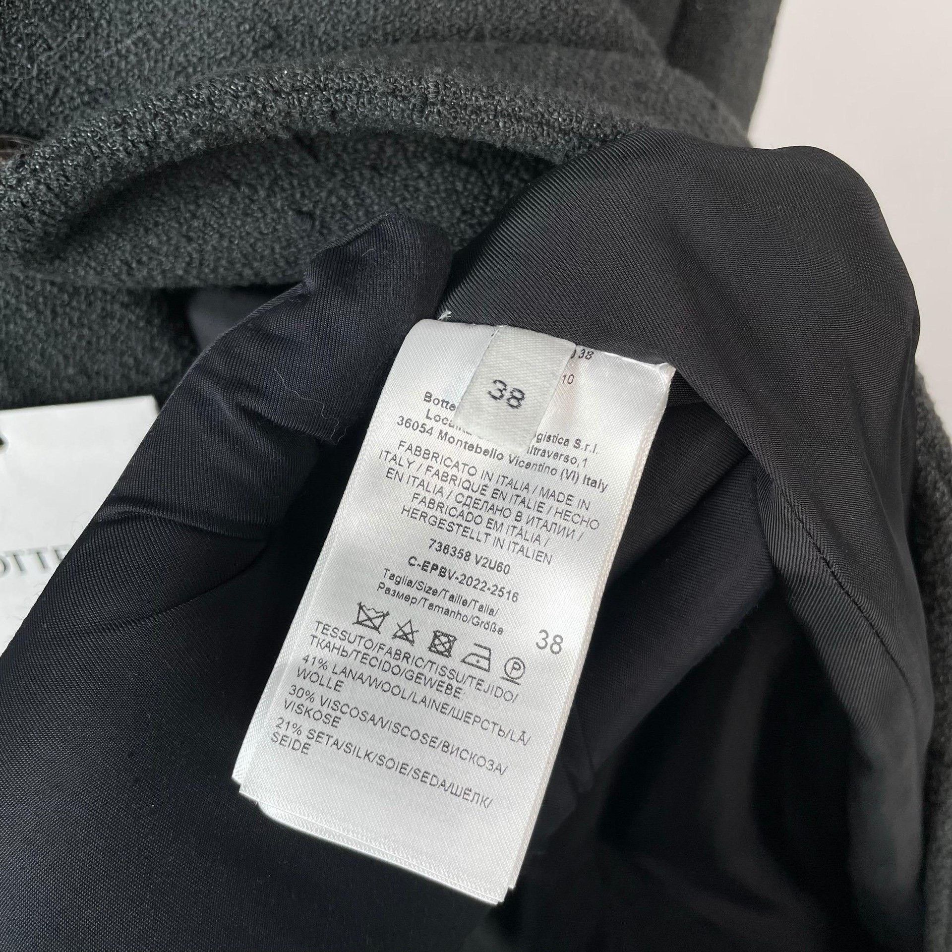 Bottega Veneta Bottega Veneta Gray Jacket 38 Women Size S / US 4 / IT 40 - 7 Thumbnail