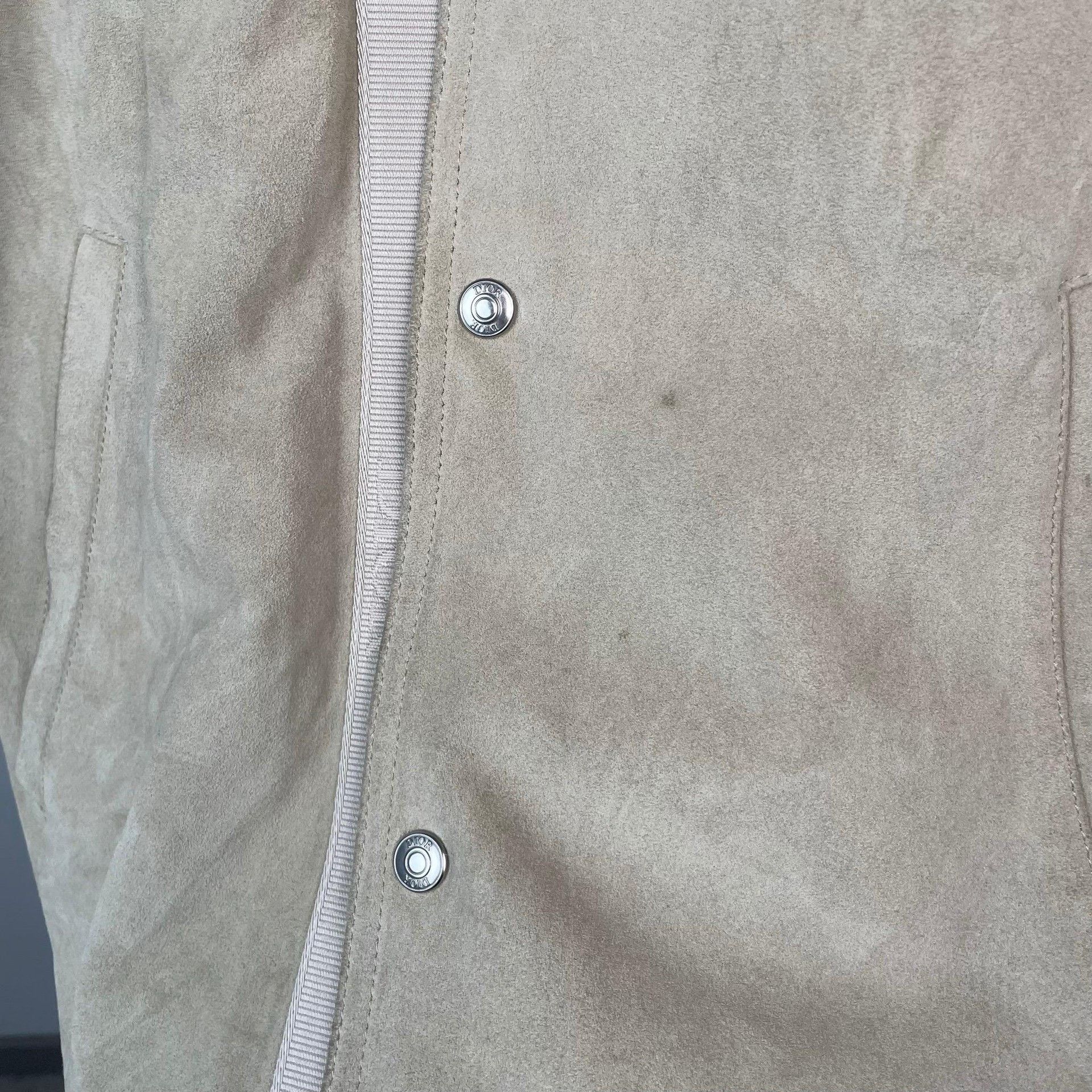 Dior Dior Suede Beige Leather Jacket 24 Men Size US XS / EU 42 / 0 - 9 Thumbnail