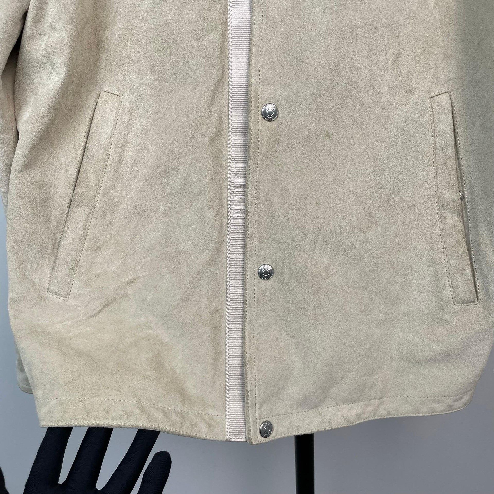 Dior Dior Suede Beige Leather Jacket 24 Men Size US XS / EU 42 / 0 - 3 Thumbnail