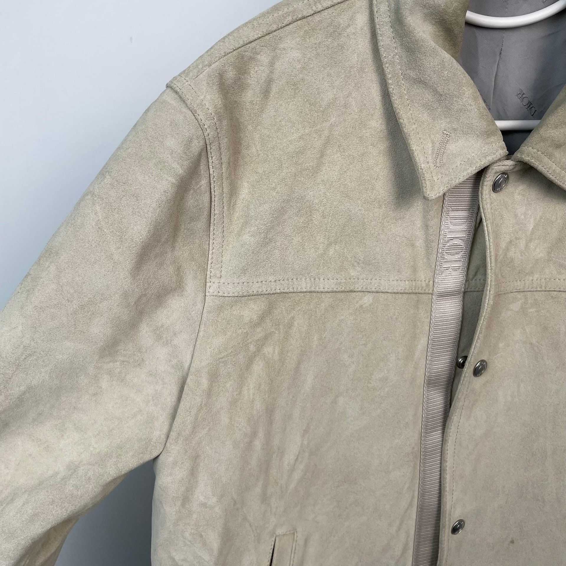 Dior Dior Suede Beige Leather Jacket 24 Men Size US XS / EU 42 / 0 - 4 Thumbnail
