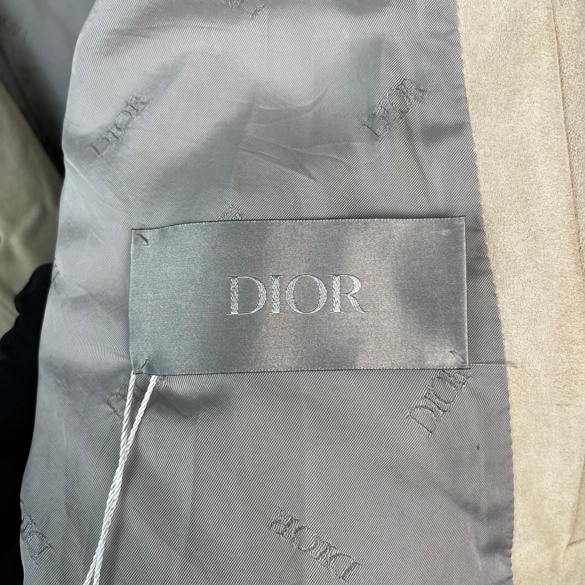 Dior Dior Suede Beige Leather Jacket 24 Men Size US XS / EU 42 / 0 - 8 Thumbnail