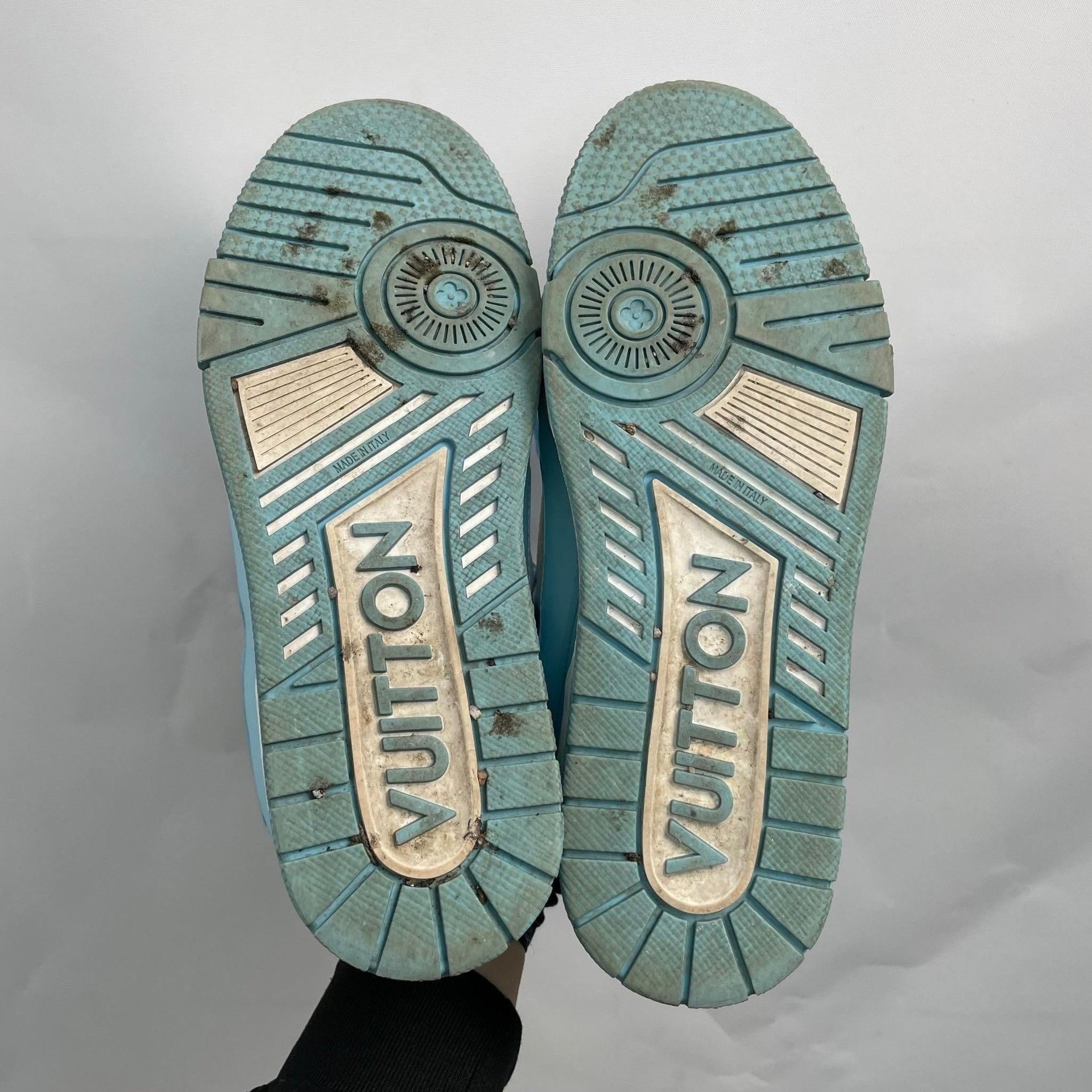 Louis Vuitton Louis Vuitton Blue Lowtop Sneakers 39 Men Size US 6.5 / EU 39-40 - 5 Thumbnail