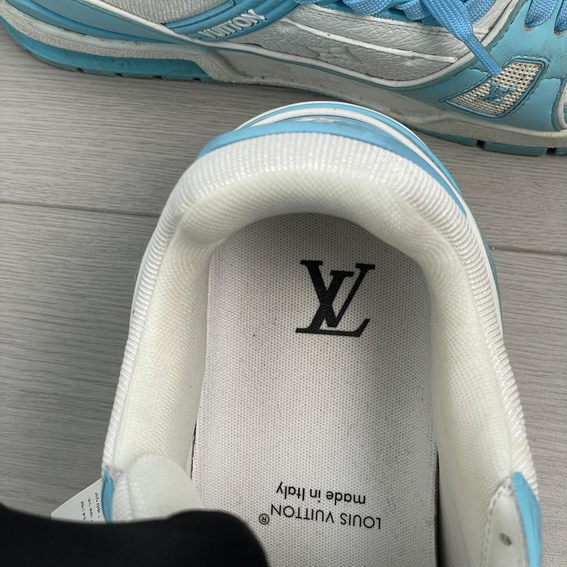 Louis Vuitton Louis Vuitton Blue Lowtop Sneakers 39 Men Size US 6.5 / EU 39-40 - 8 Thumbnail