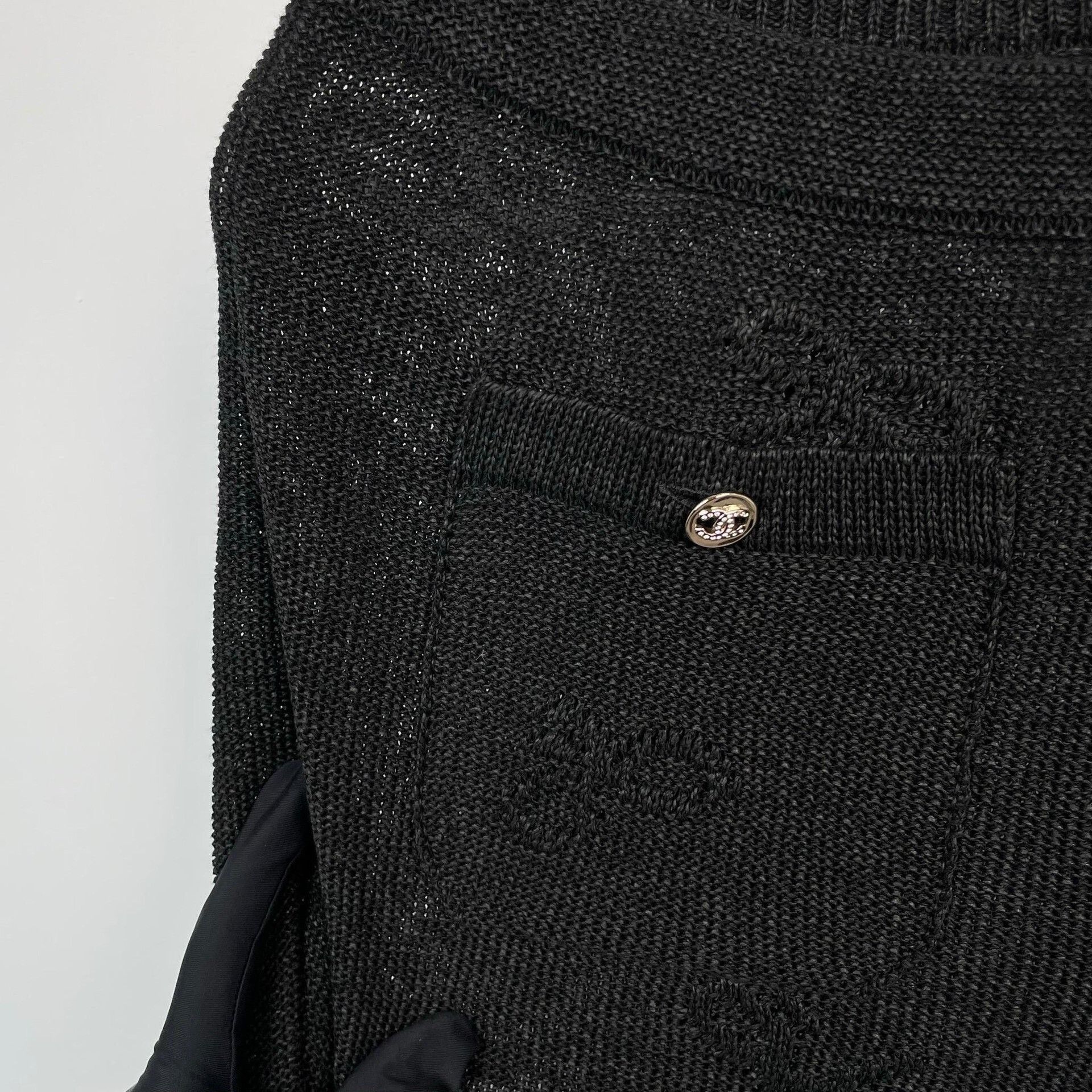 Chanel Chanel Black Pants 24 Women Size 24" / US 00 / IT 34 - 3 Thumbnail