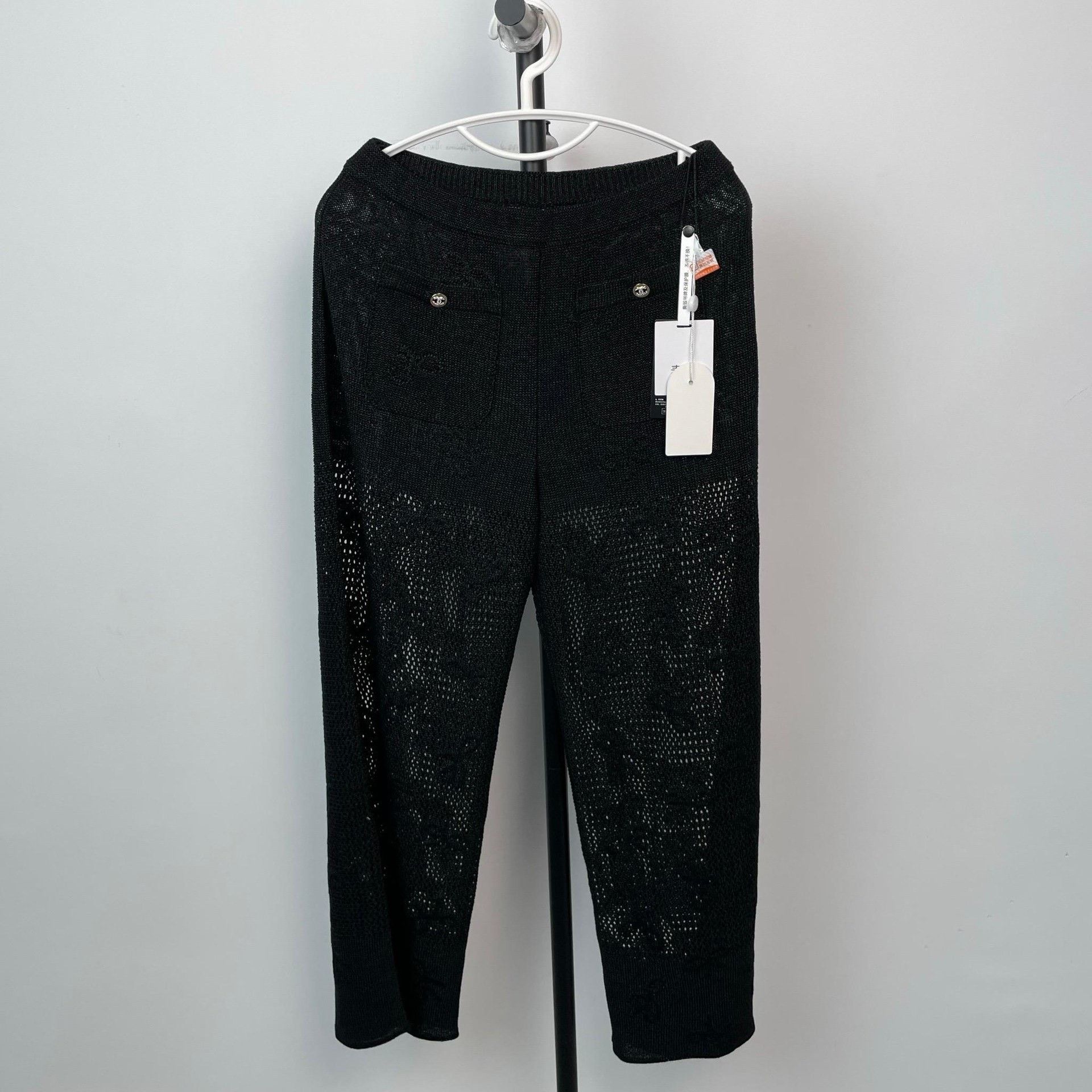 Chanel Chanel Black Pants 24 Women Size 24" / US 00 / IT 34 - 9 Thumbnail