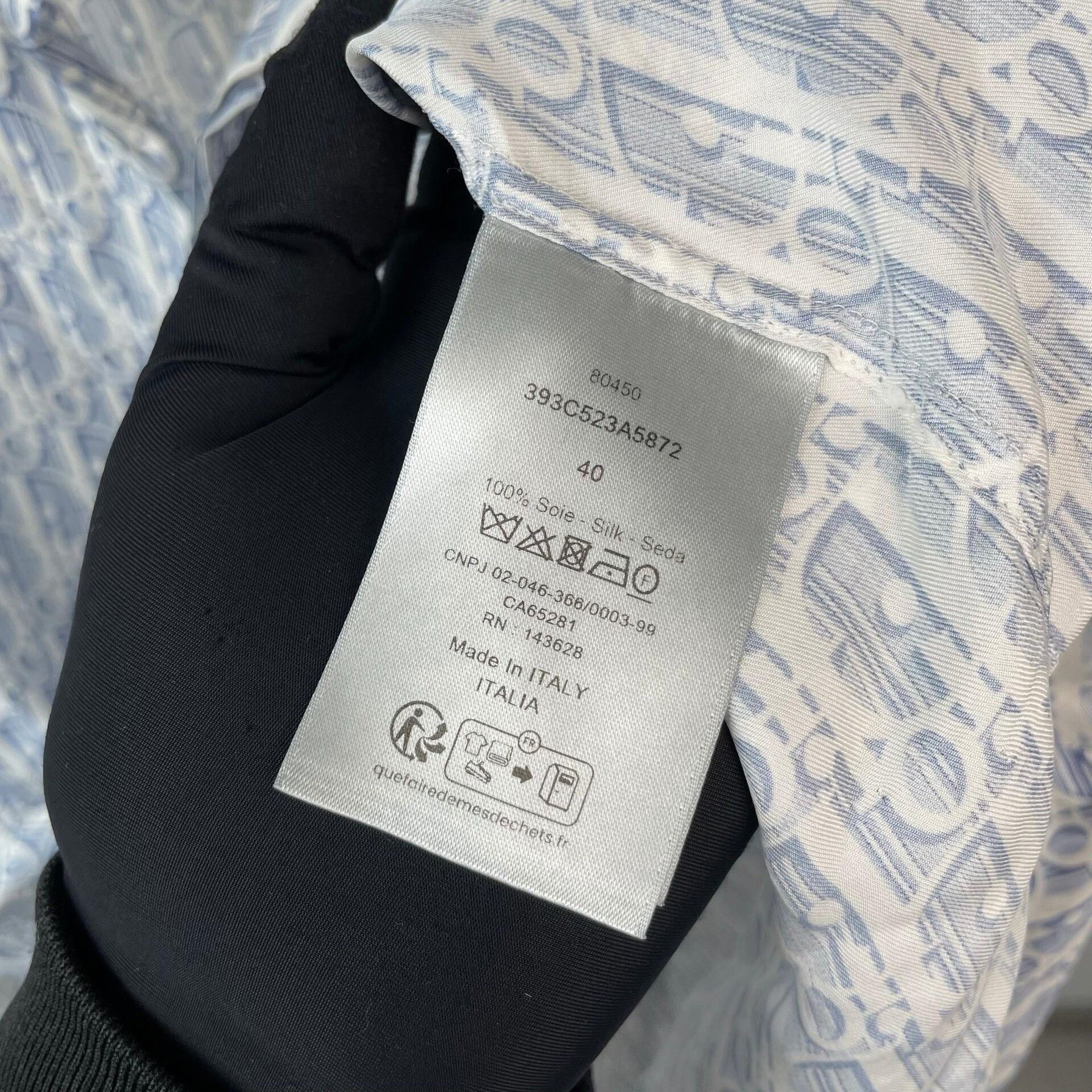 Dior Dior Blue Shirt 40 Men Size US M / EU 48-50 / 2 - 6 Thumbnail