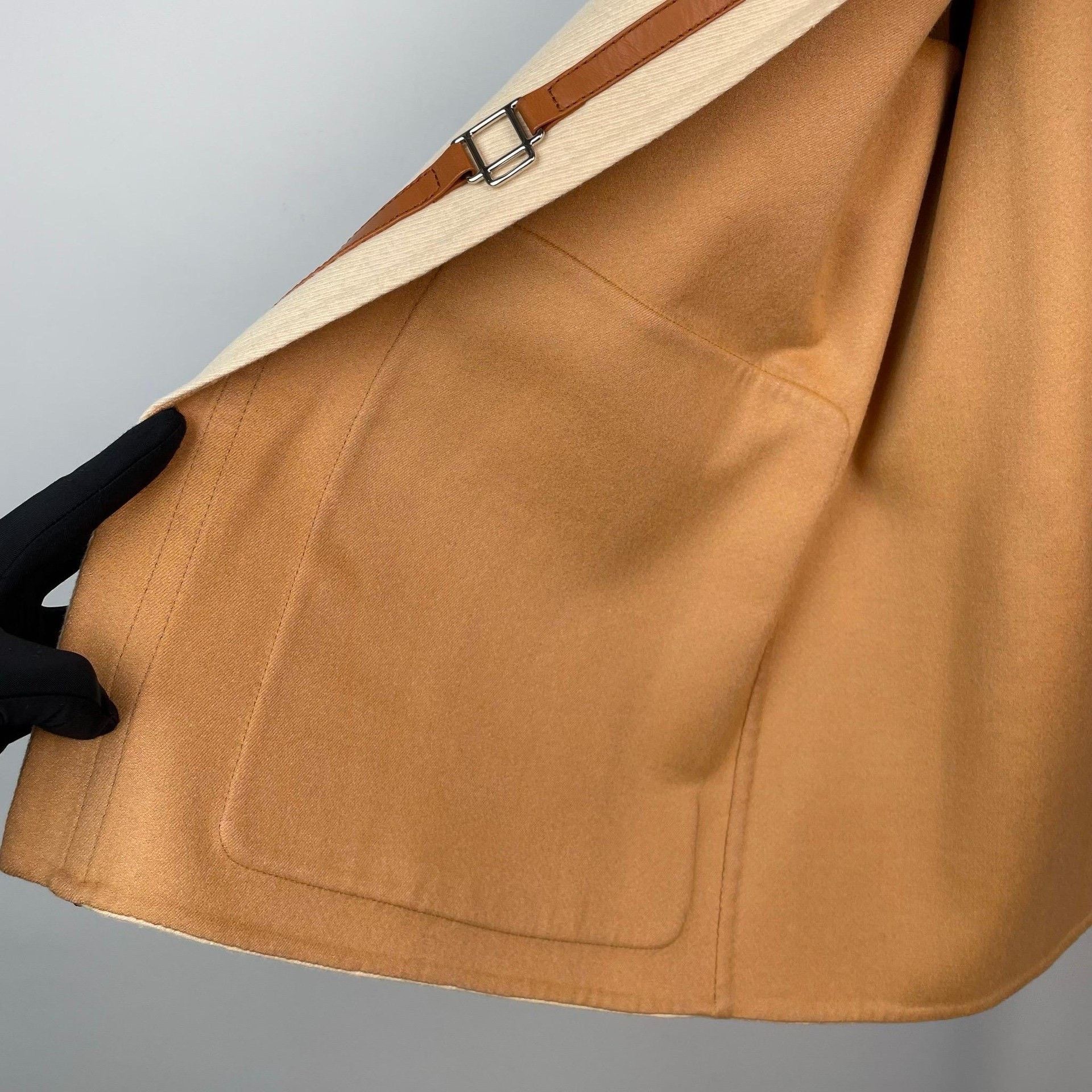 Hermes Hermes Beige Coat 34 Women Size XS / US 0-2 / IT 36-38 - 2 Thumbnail