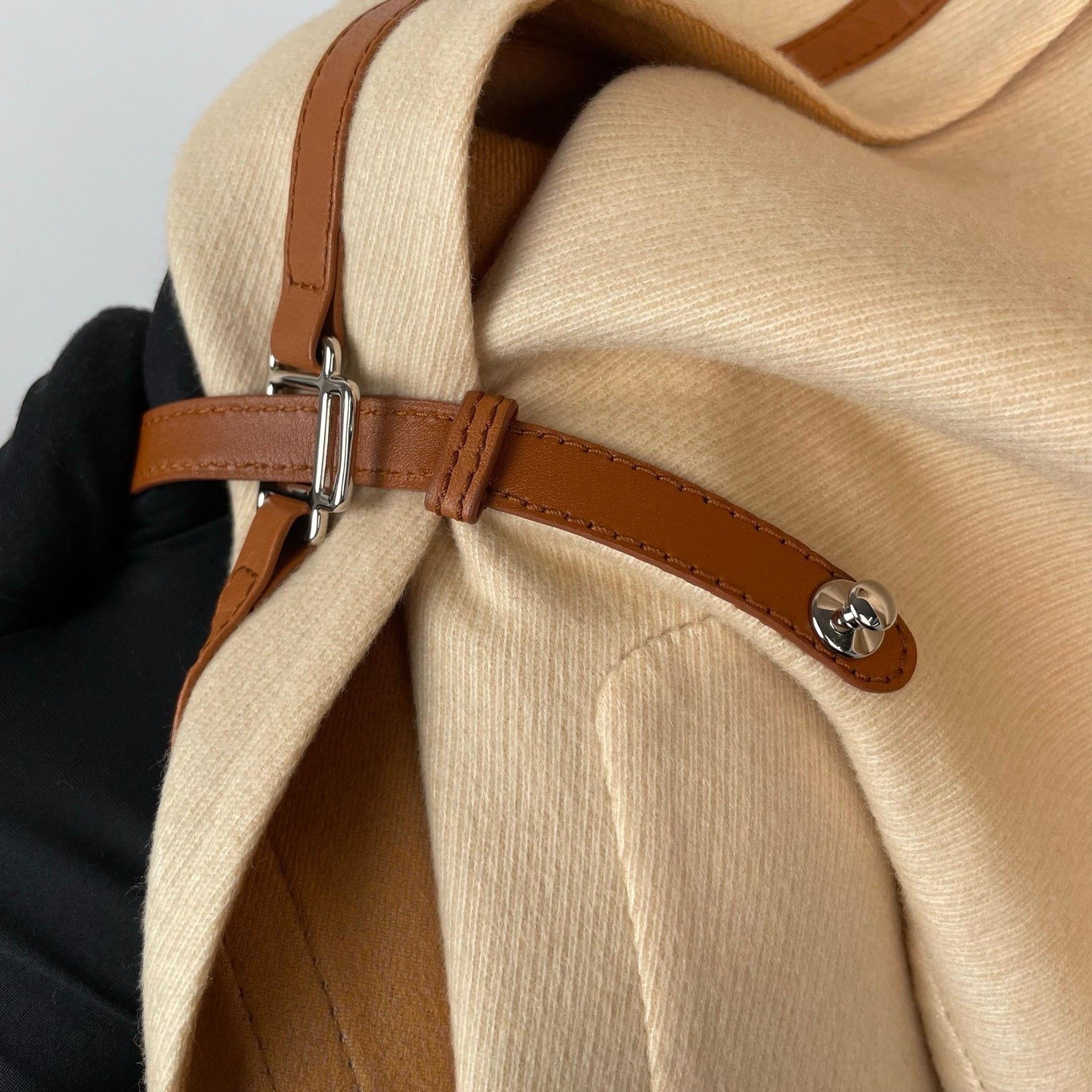 Hermes Hermes Beige Coat 34 Women Size XS / US 0-2 / IT 36-38 - 3 Thumbnail