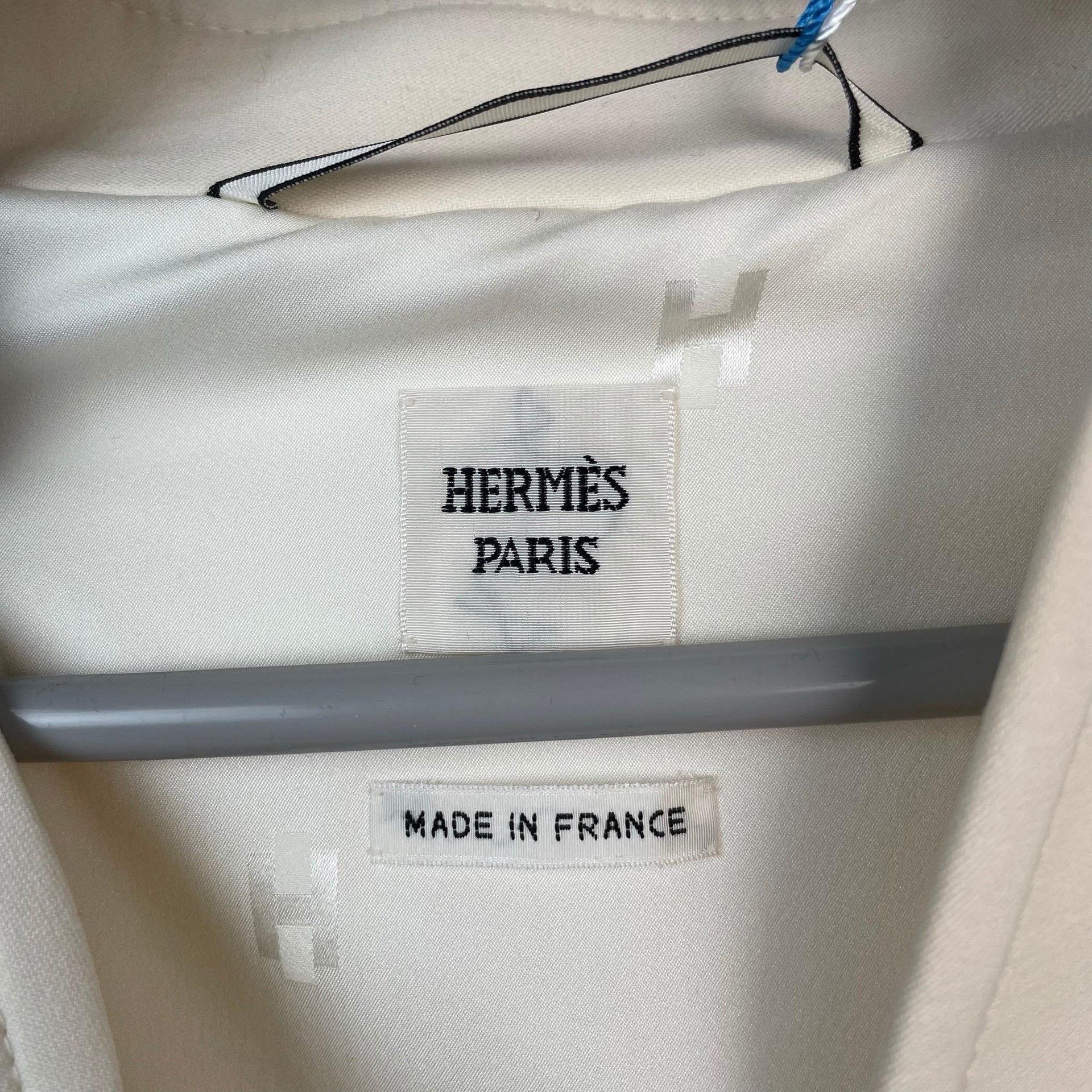 Hermes Hermes White Jacket M Women Size M / US 6-8 / IT 42-44 - 9 Thumbnail