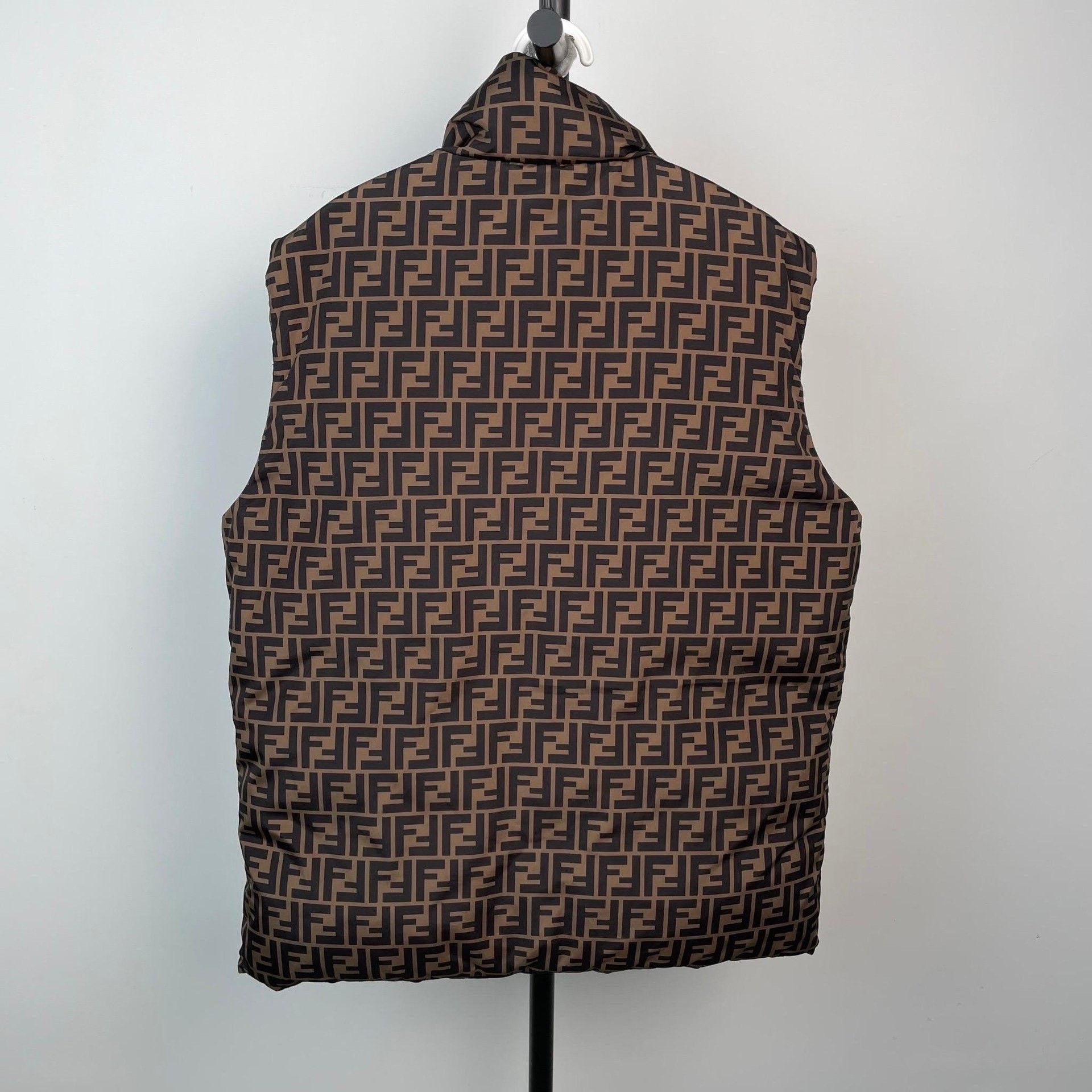 Fendi Fendi Down Brown Vest 48 Men Size US XL / EU 56 / 4 - 4 Thumbnail