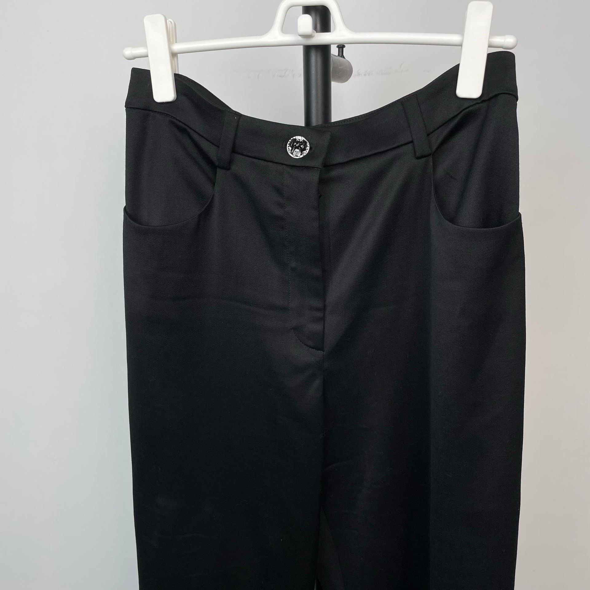 Chanel Chanel Wool Black Pants 25 Women Size 25" / US 0 / IT 36 - 9 Thumbnail
