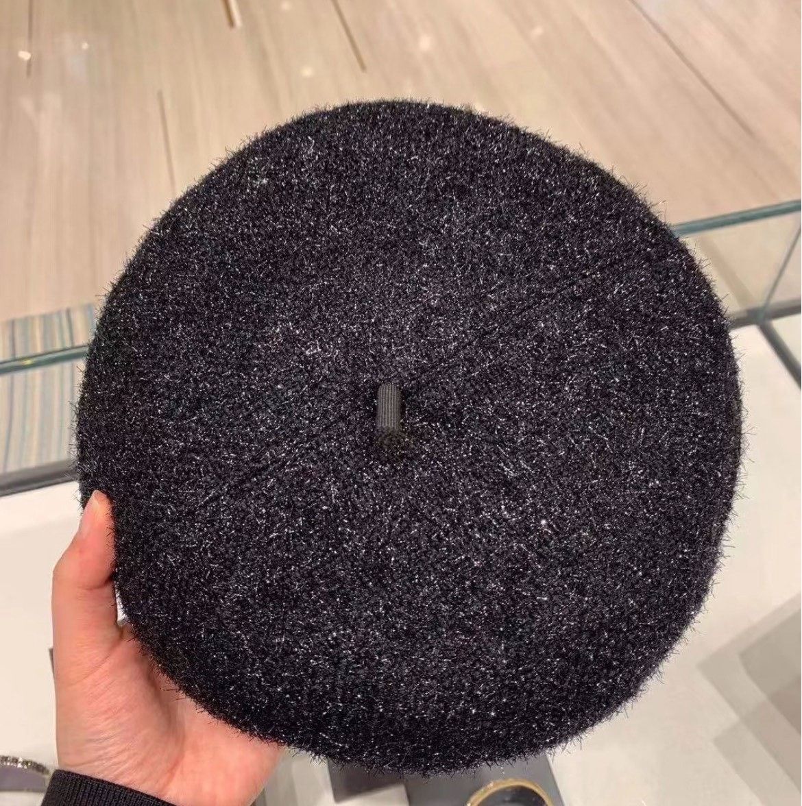 Chanel Chanel Black Hat 58 Men Size ONE SIZE - 2 Thumbnail