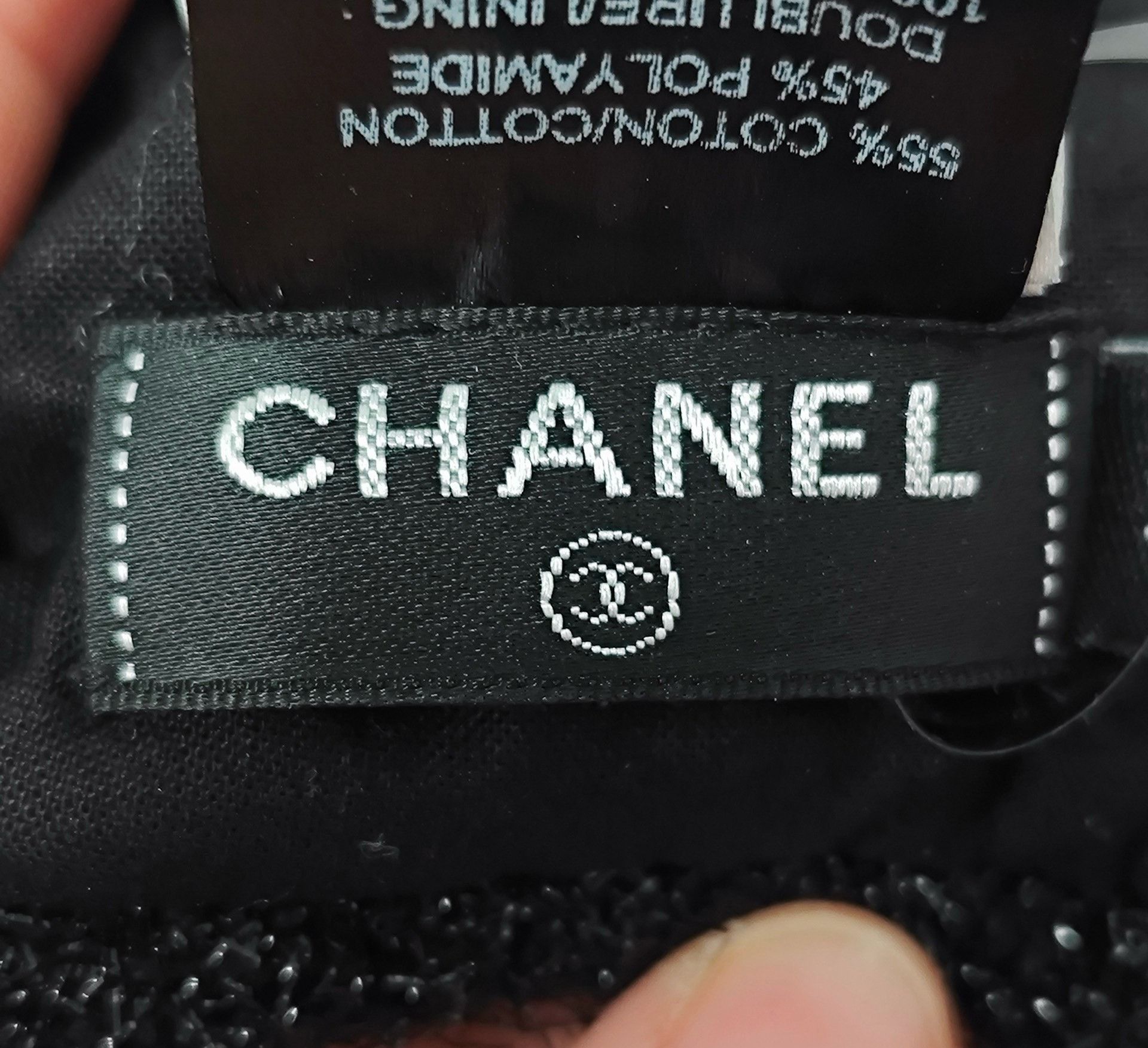 Chanel Chanel Black Hat 58 Men Size ONE SIZE - 3 Thumbnail