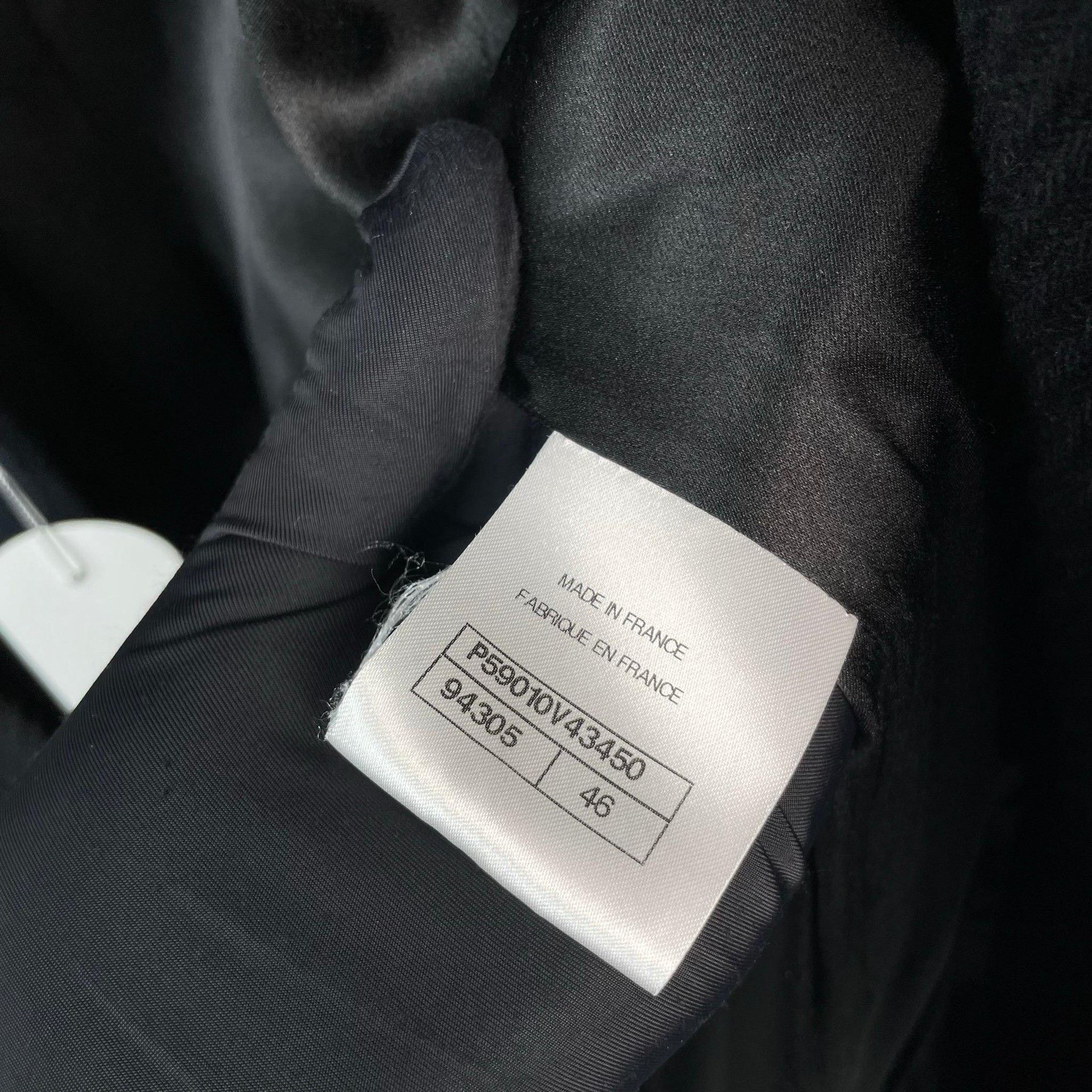 Chanel Chanel Black Heavy Coat 46 Men Size US L / EU 52-54 / 3 - 7 Thumbnail