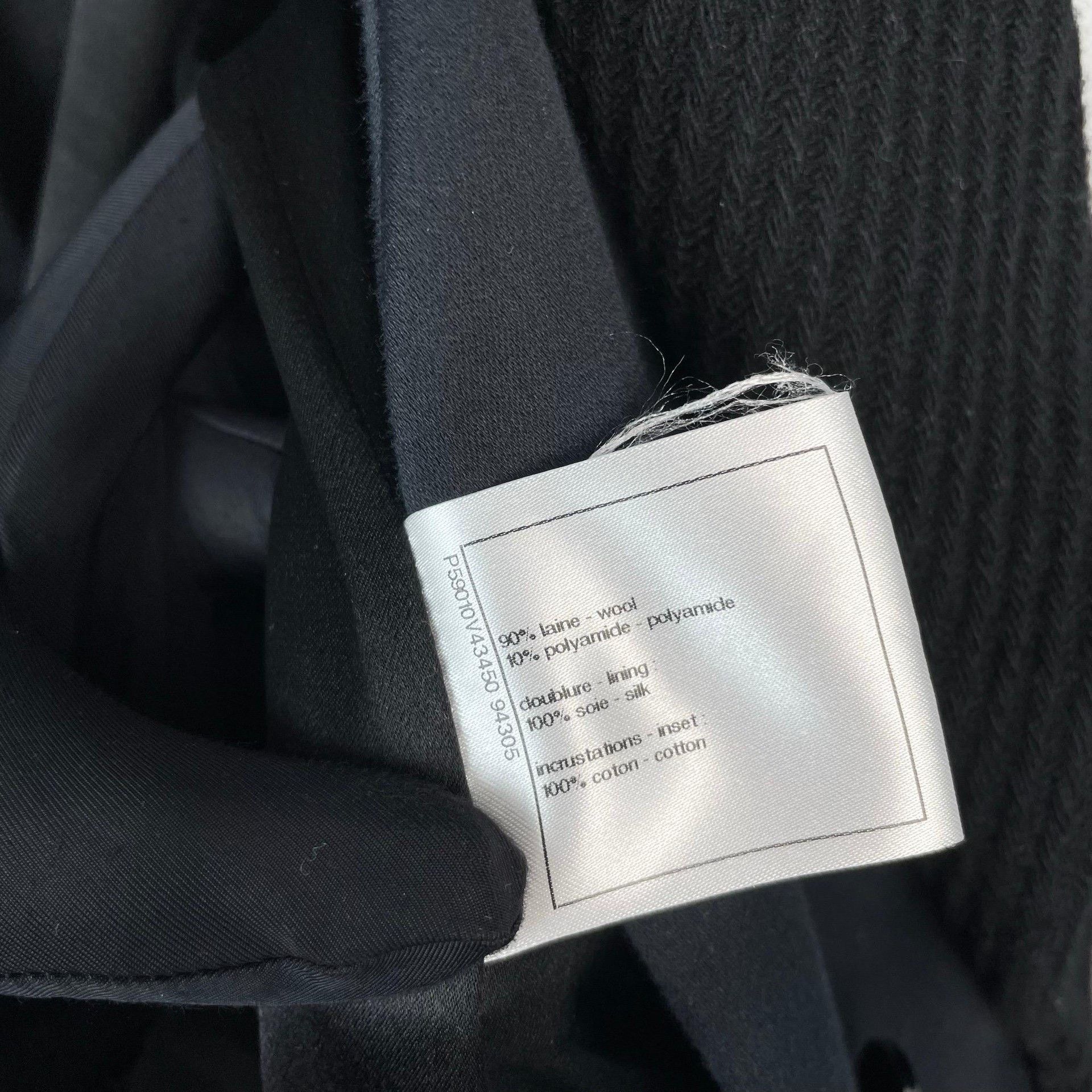 Chanel Chanel Black Heavy Coat 46 Men Size US L / EU 52-54 / 3 - 9 Thumbnail