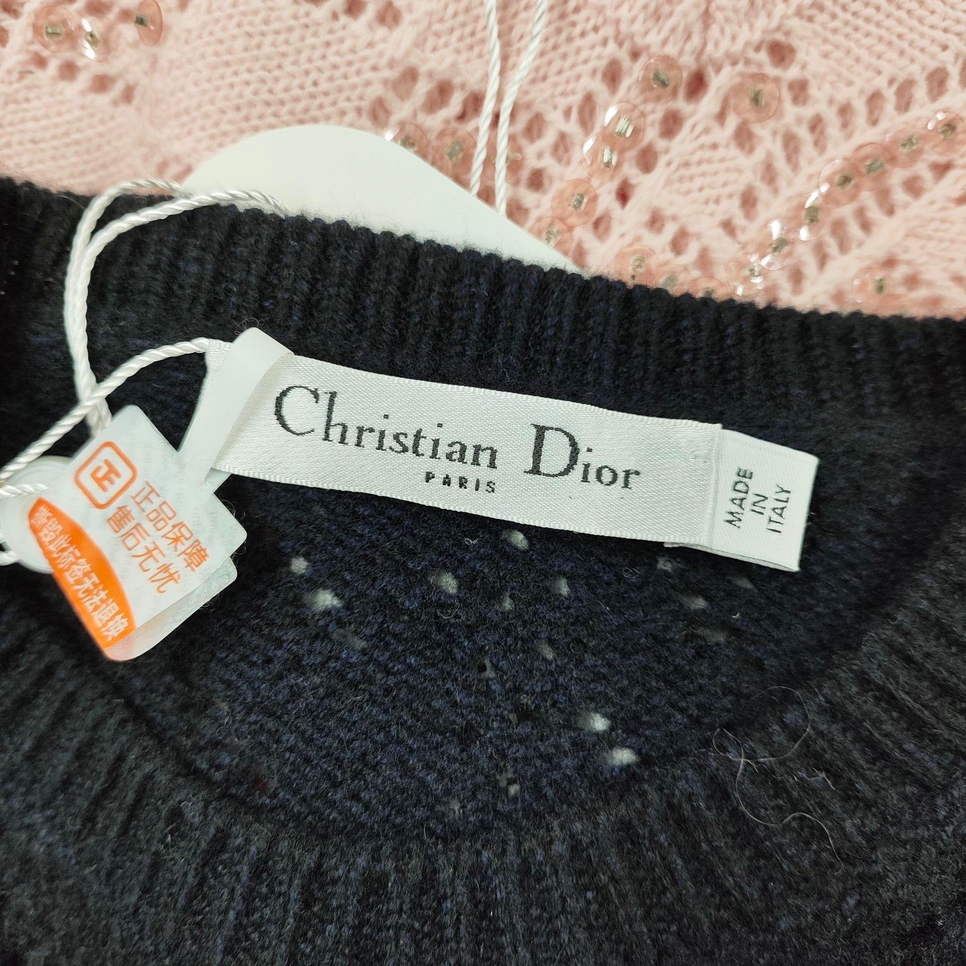 Dior Dior Knit Graphic Gold Sweater 36 Women Size S / US 4 / IT 40 - 3 Thumbnail