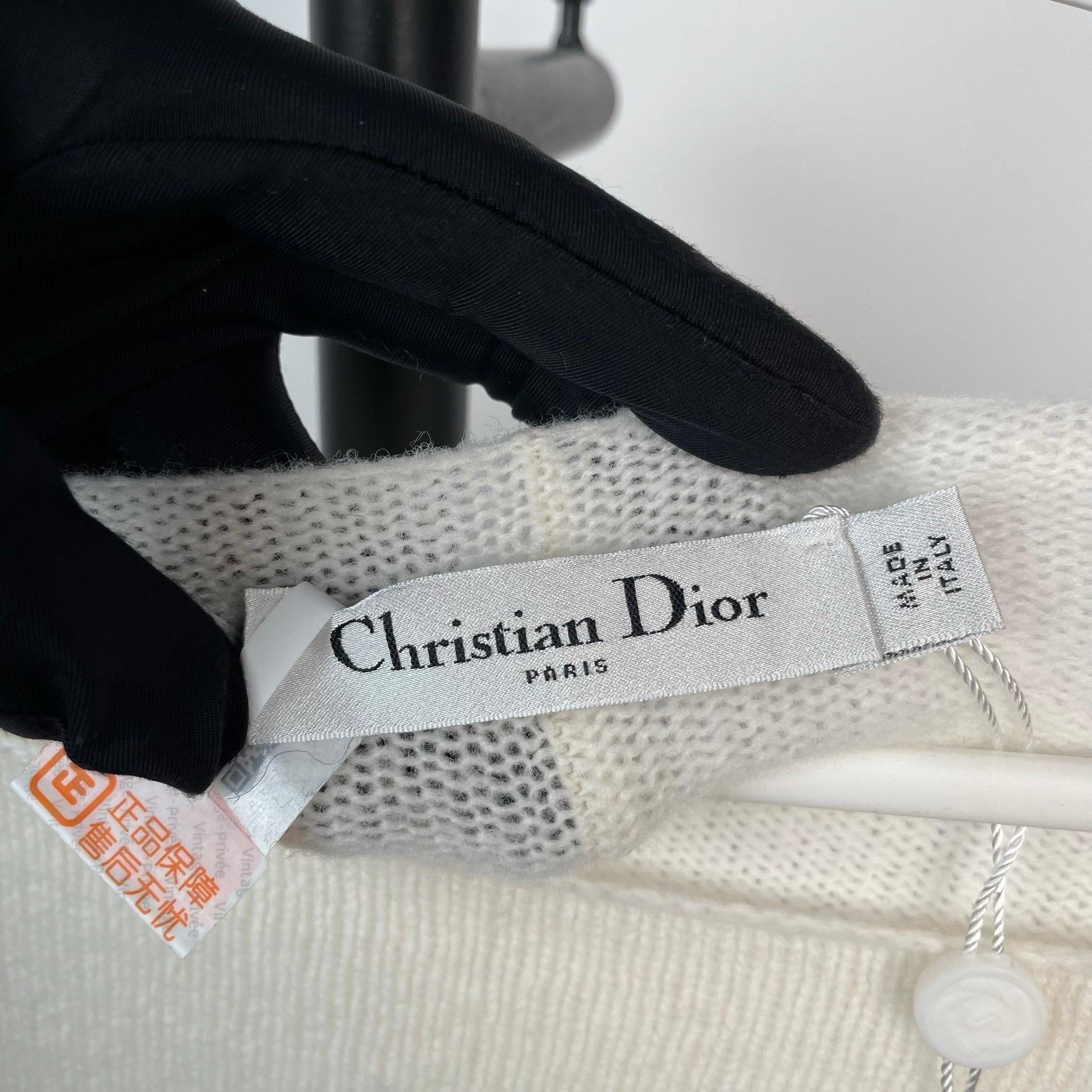 Dior Dior Retro Wool White Sweater 36 Women Size S / US 4 / IT 40 - 4 Thumbnail