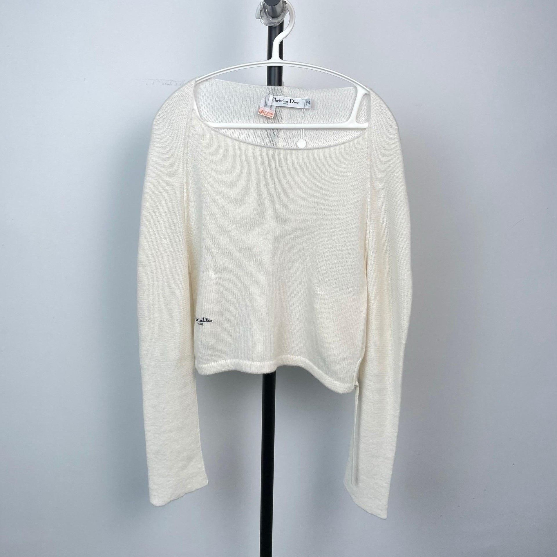 Dior Dior Retro Wool White Sweater 36 Women Size S / US 4 / IT 40 - 9 Thumbnail