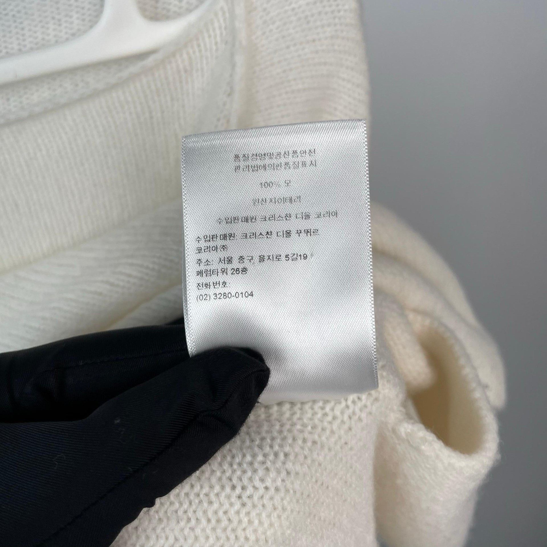 Dior Dior Retro Wool White Sweater 36 Women Size S / US 4 / IT 40 - 7 Thumbnail