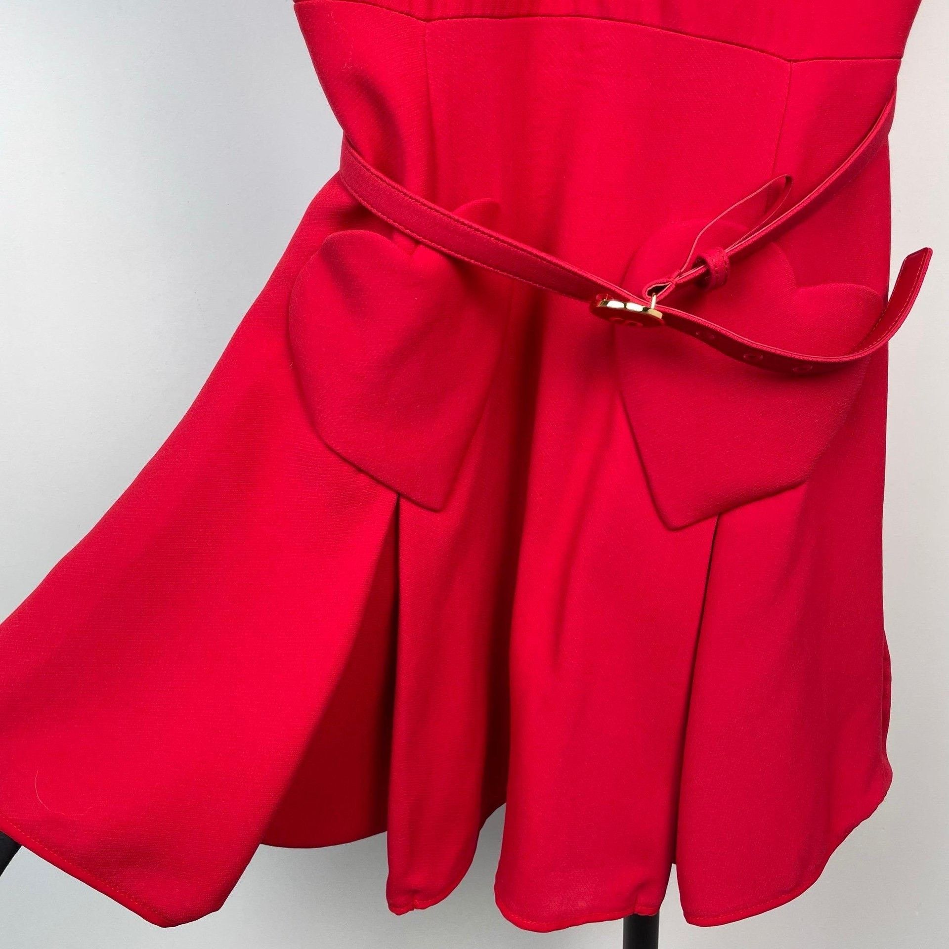 Dior Dior Wool Red Dress 36 Women Size S / US 4 / IT 40 - 3 Thumbnail
