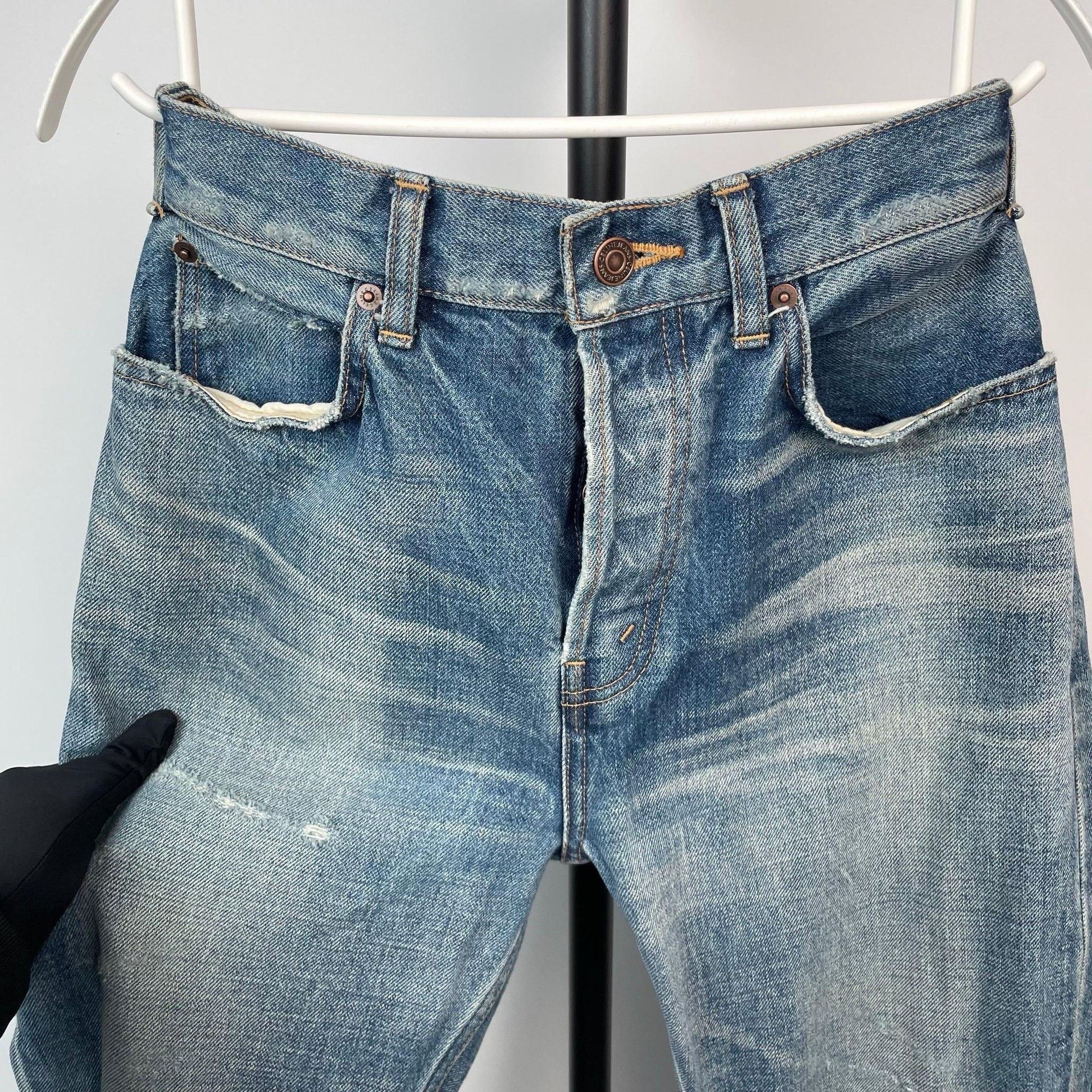 Celine Celine Denim Gradient Multi Denim Jeans 29 Men Size US 29 - 2 Thumbnail