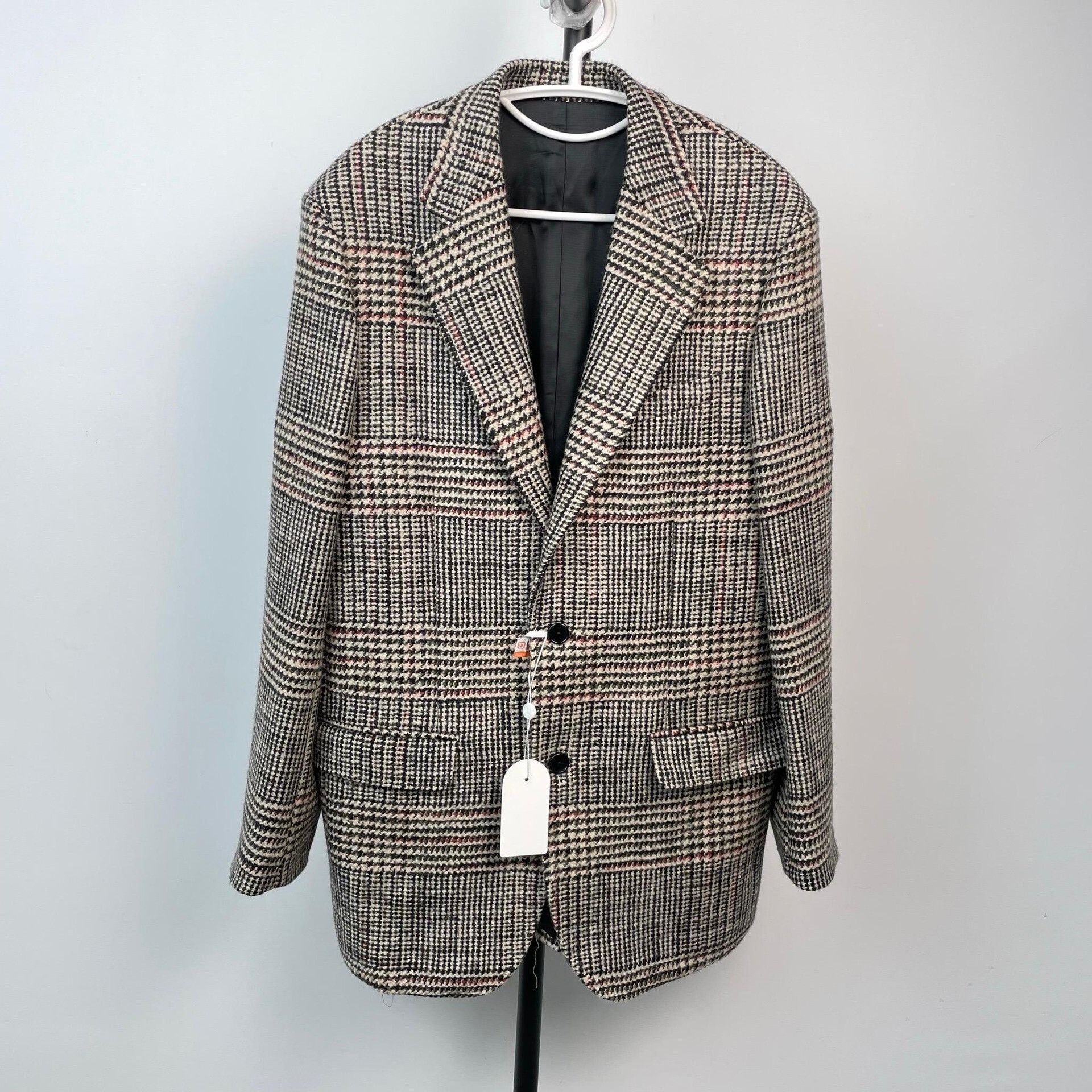 Celine Celine Formal Plaid Gray Jacket 38 Women Size S / US 4 / IT 40 - 9 Thumbnail