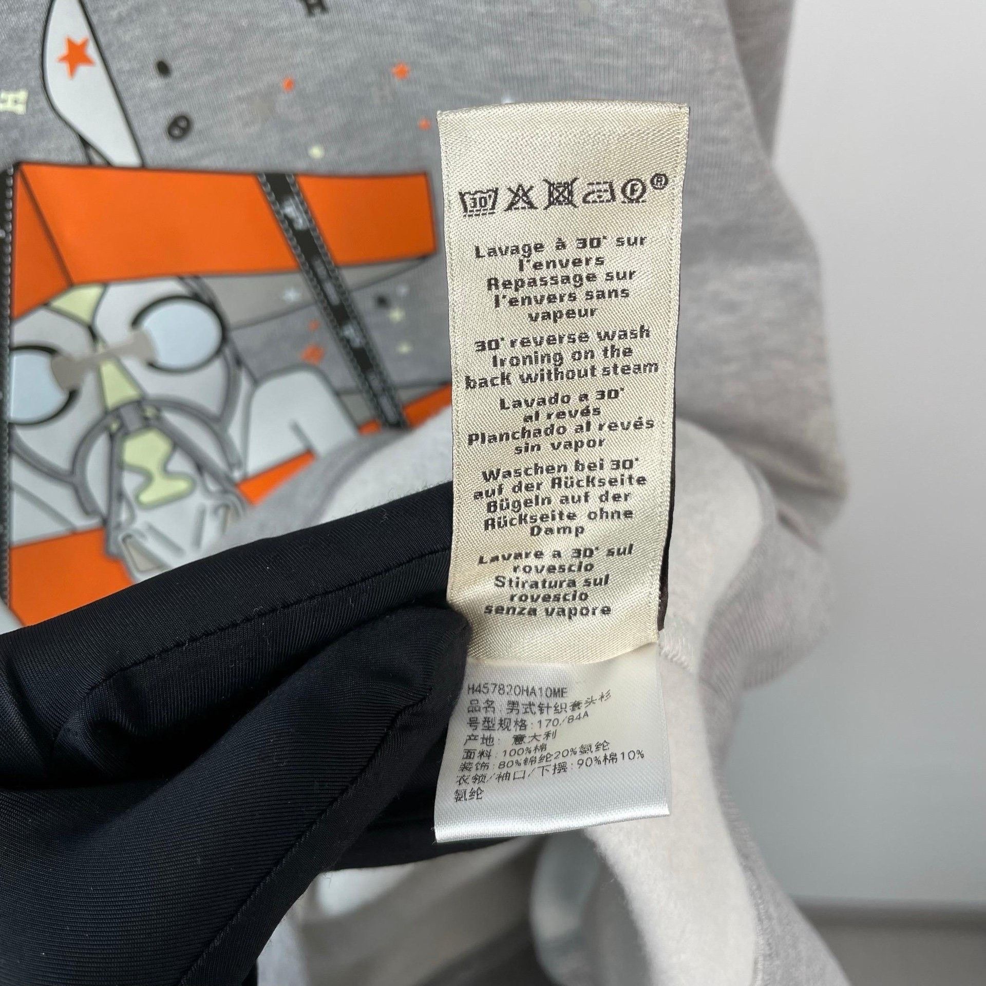 Hermes Hermes Gray Hoodie M Women Size M / US 6-8 / IT 42-44 - 6 Thumbnail