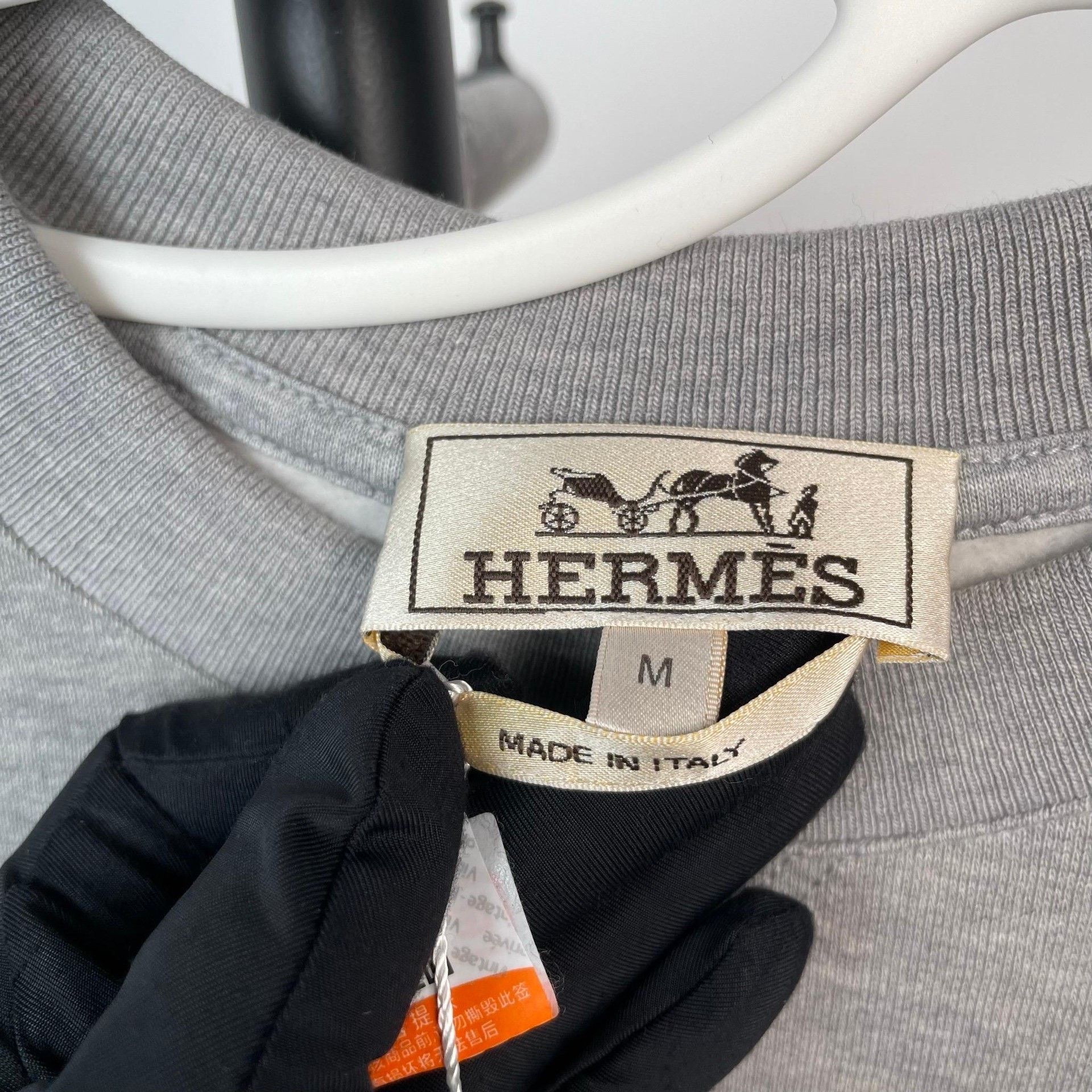 Hermes Hermes Gray Hoodie M Women Size M / US 6-8 / IT 42-44 - 4 Thumbnail