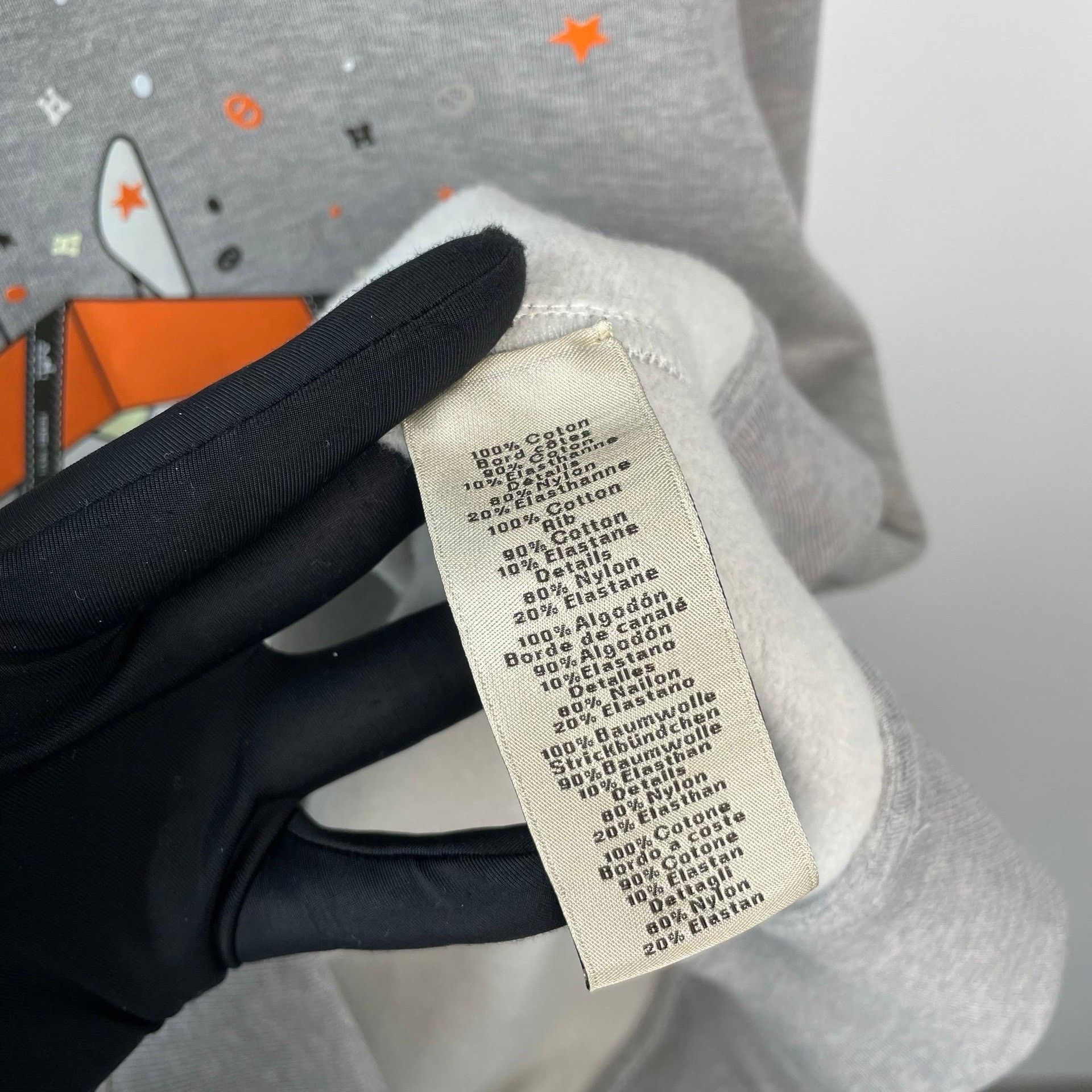 Hermes Hermes Gray Hoodie M Women Size M / US 6-8 / IT 42-44 - 5 Thumbnail