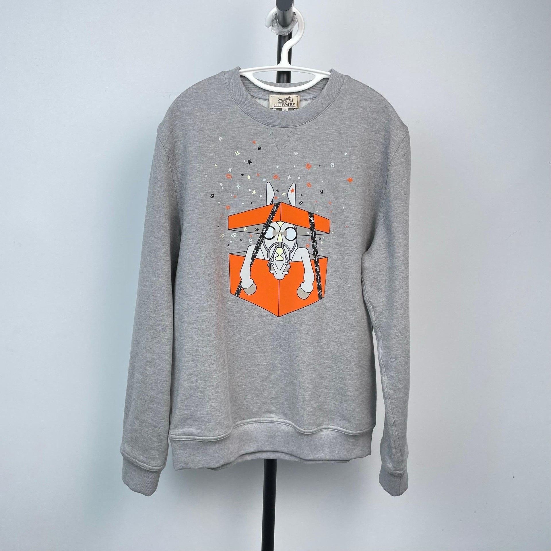 Hermes Hermes Gray Hoodie M Women Size M / US 6-8 / IT 42-44 - 8 Thumbnail