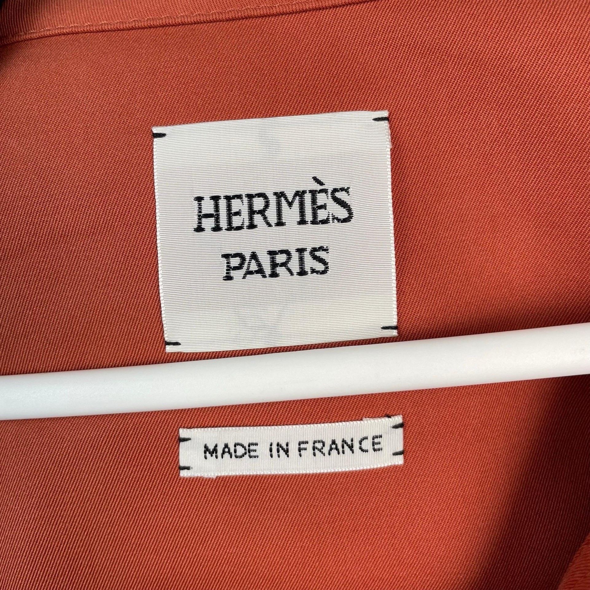 Hermes Hermes Orange Jacket S Women Size S / US 4 / IT 40 - 6 Thumbnail