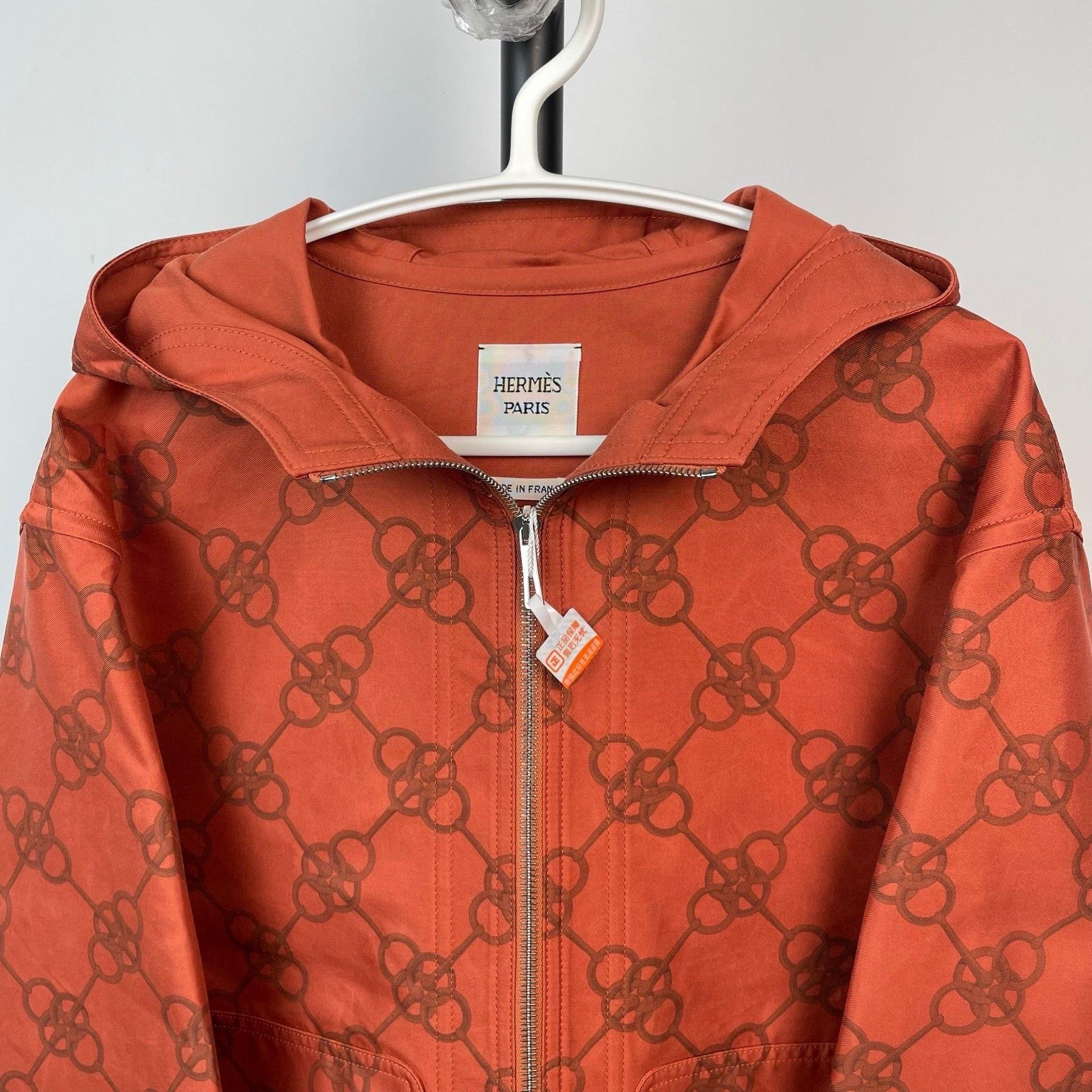 Hermes Hermes Orange Jacket S Women Size S / US 4 / IT 40 - 5 Thumbnail